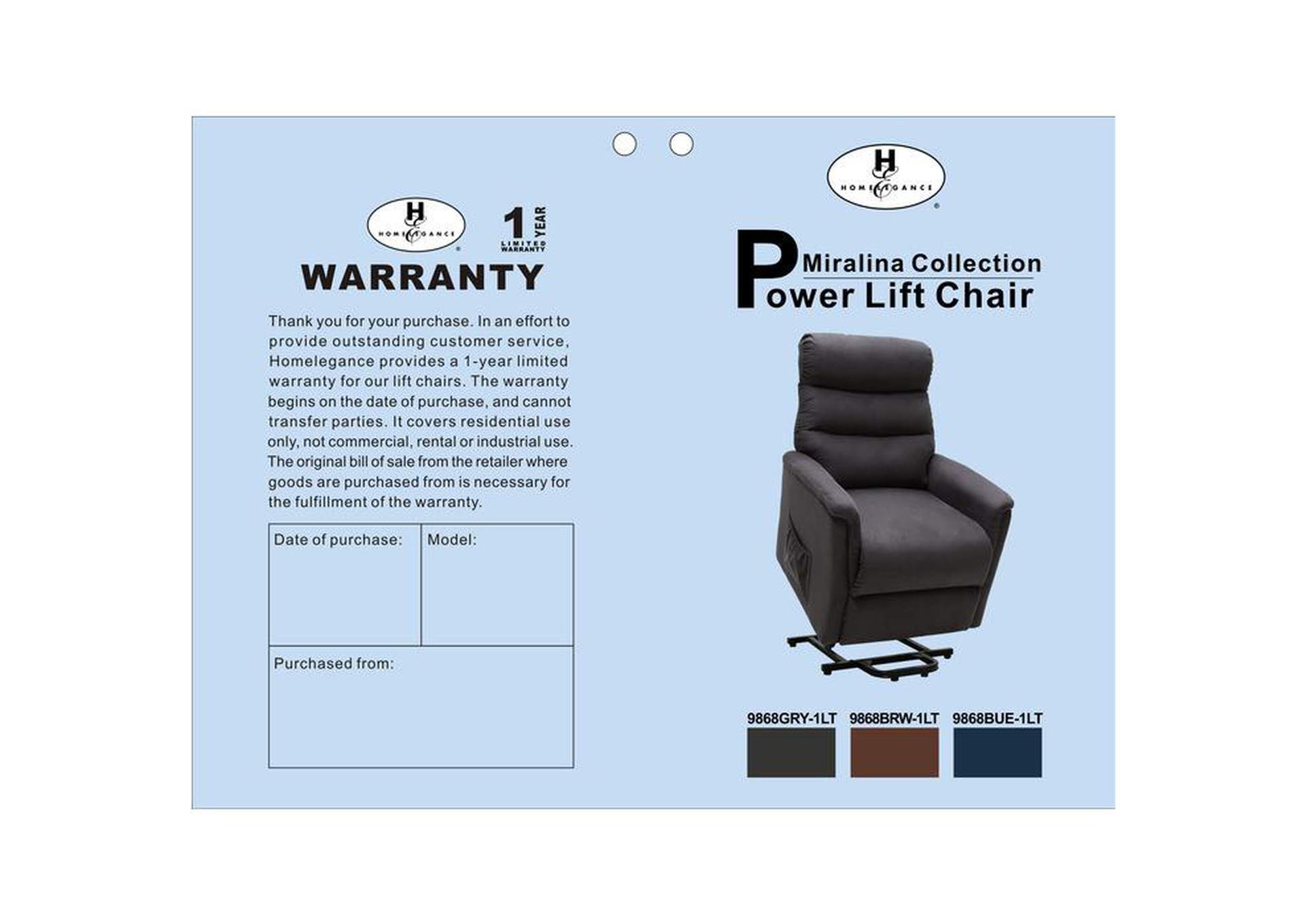 Miralina Power Lift Chair With Massage And Heat image 5