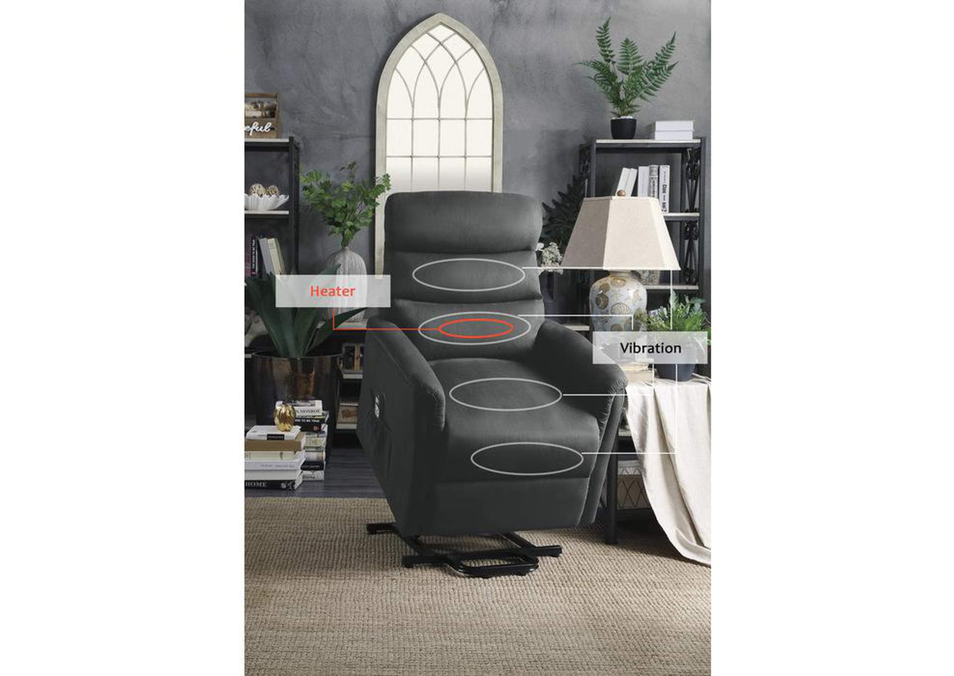 Miralina Power Lift Chair With Massage And Heat image 5