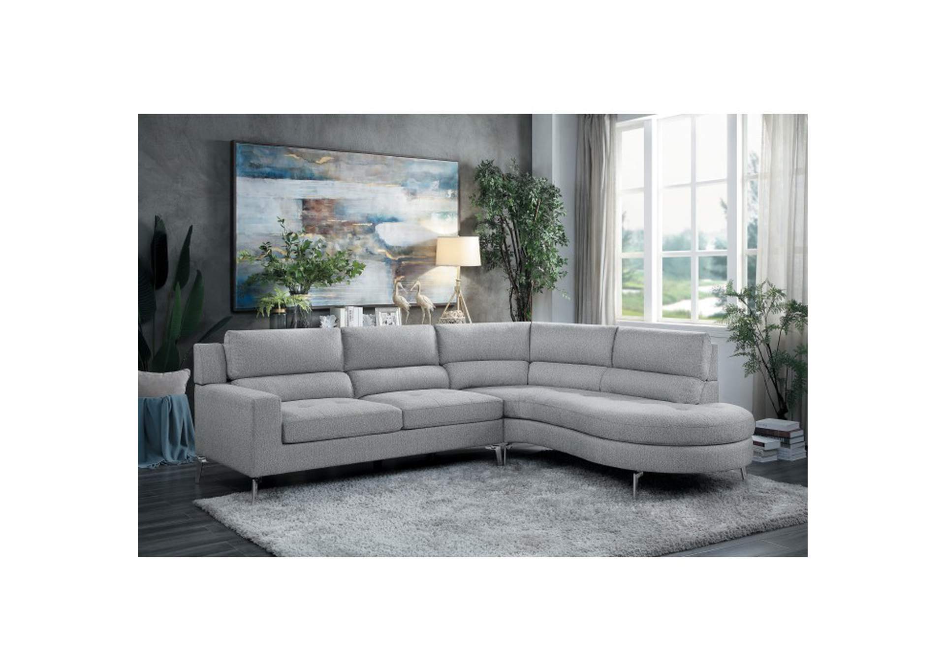 Bonita 2-Piece Sectional with Right Chaise image 4