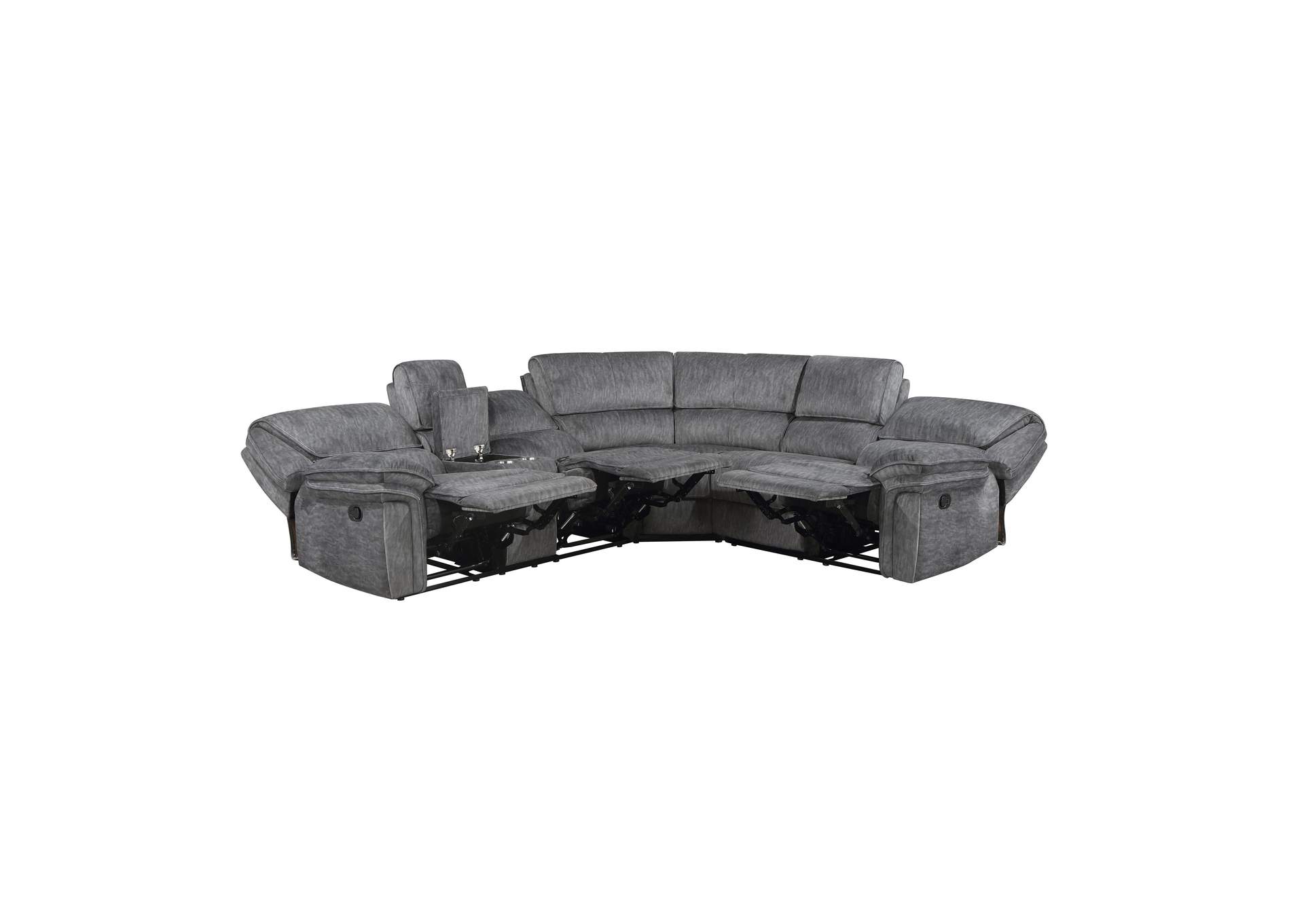 Muirfield 3-Piece Reclining Sectional with Left Console image 5