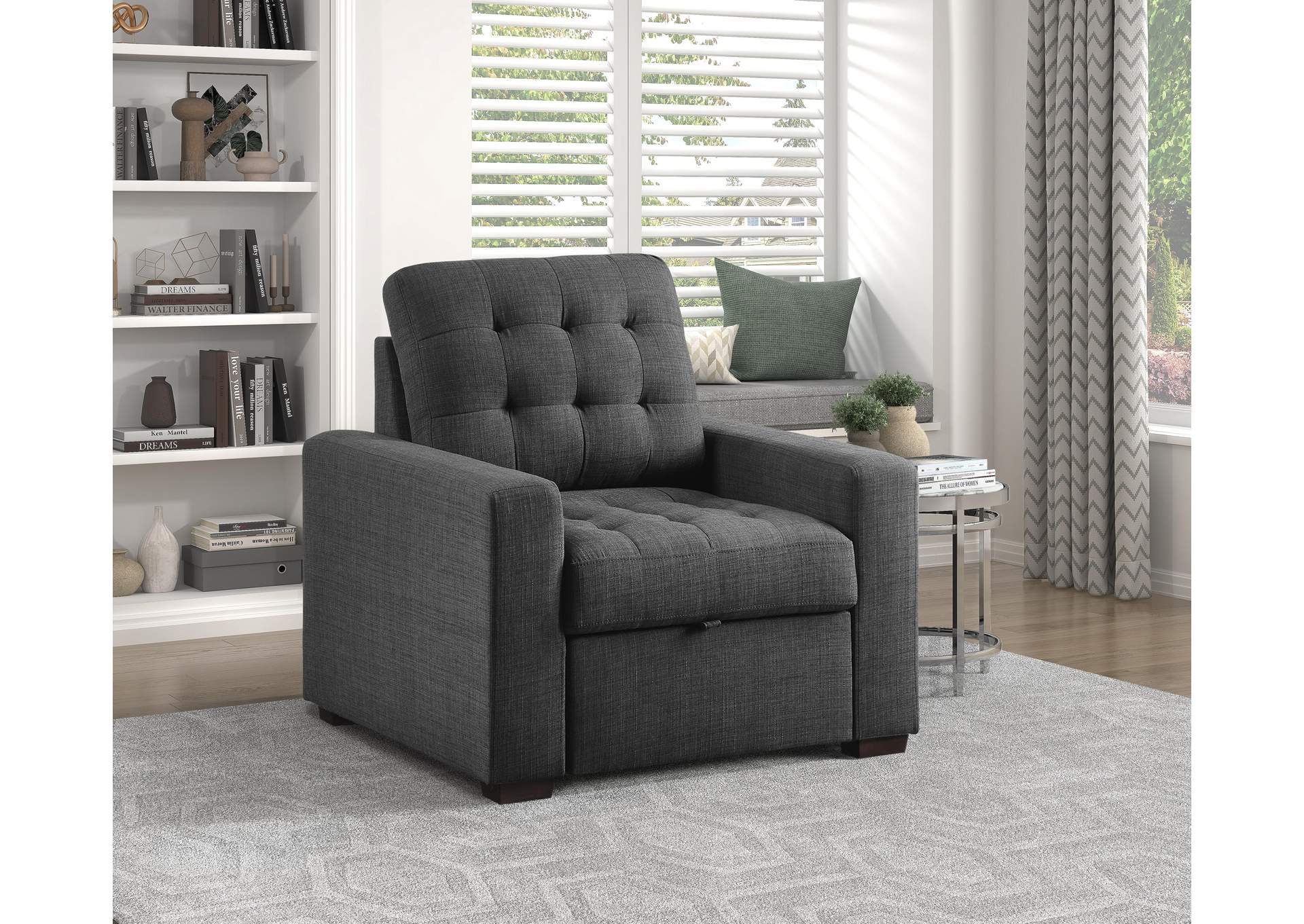 McCafferty Chair with Pull-out Ottoman image 6