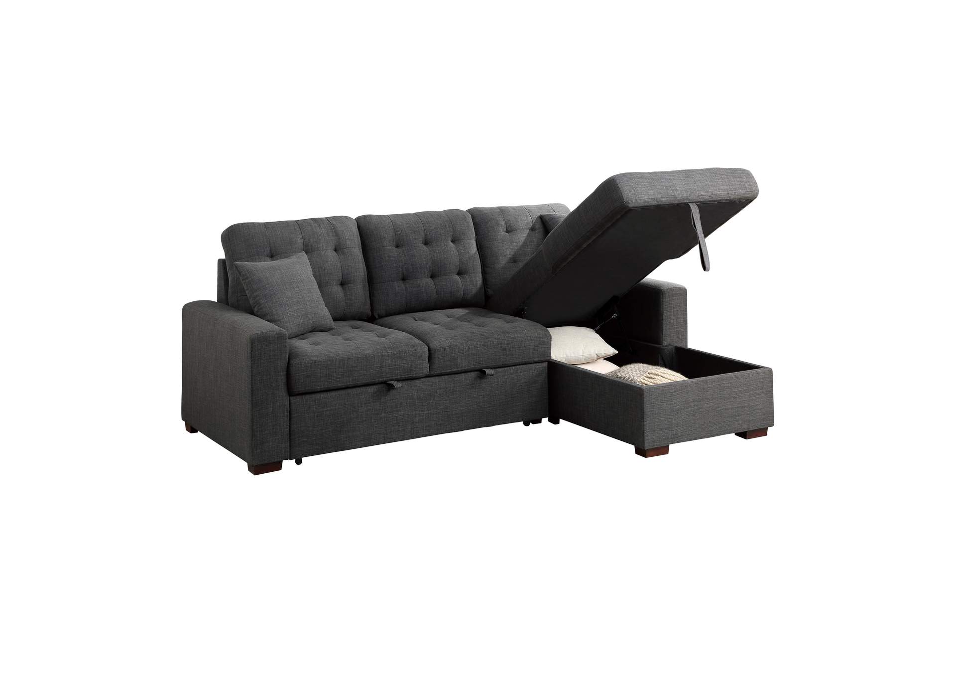 McCafferty 2-Piece Sectional with Pull-out Bed and Right Chaise with Hidden Storage image 10