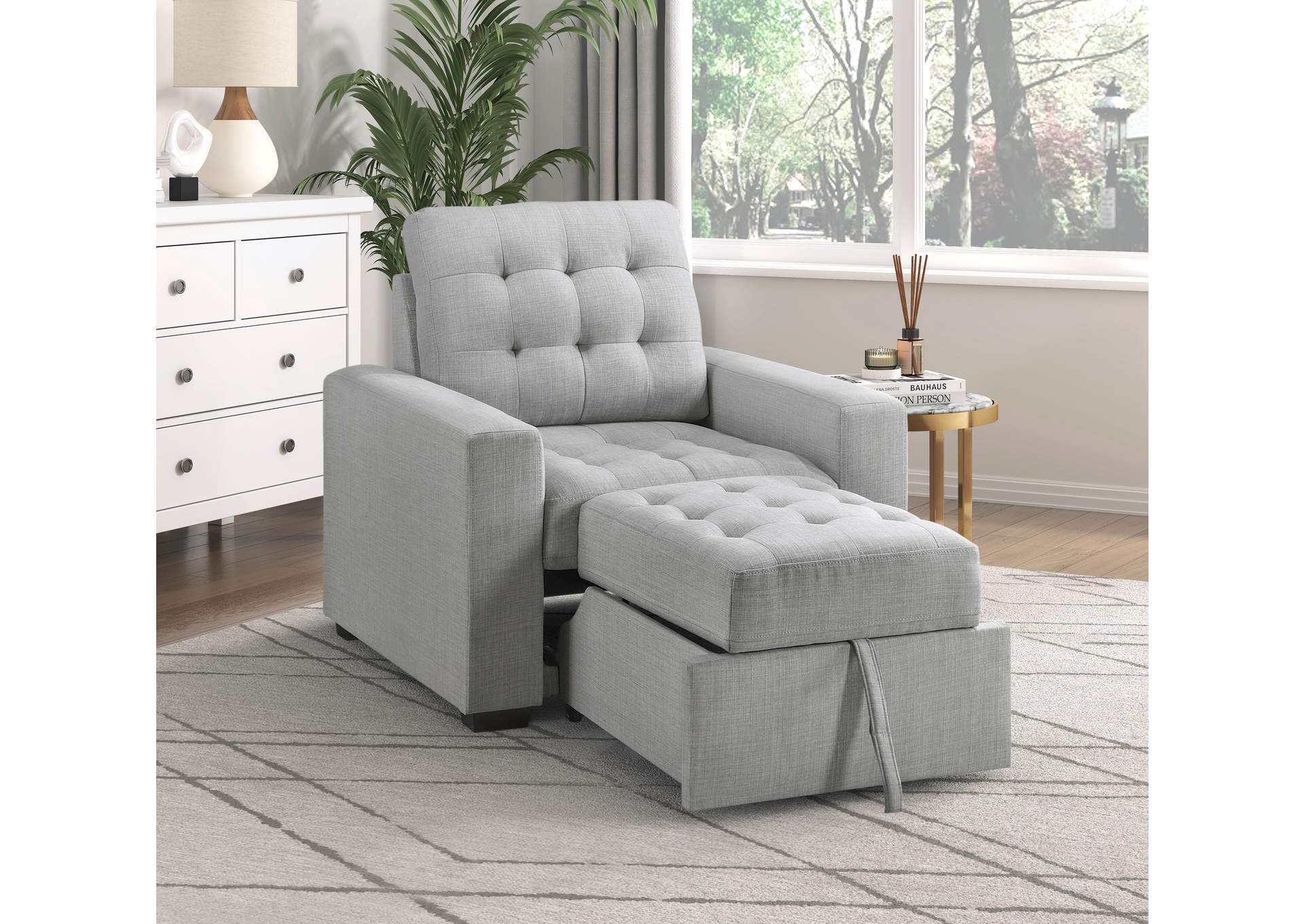 McCafferty Chair with Pull-out Ottoman image 7