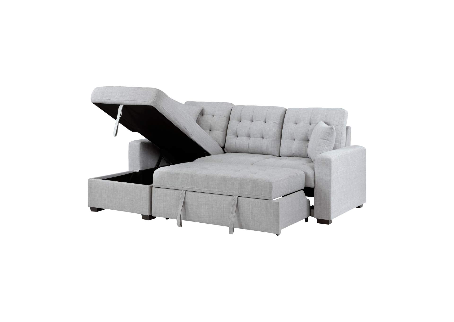 McCafferty 2-Piece Sectional with Pull-out Bed and Left Chaise with Hidden Storage image 7
