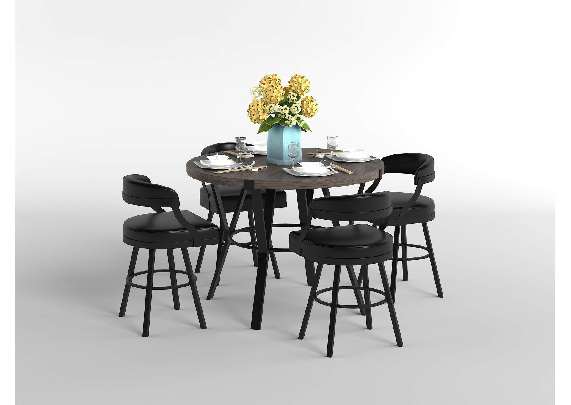 Crowley Swivel Counter Height Chair image 6