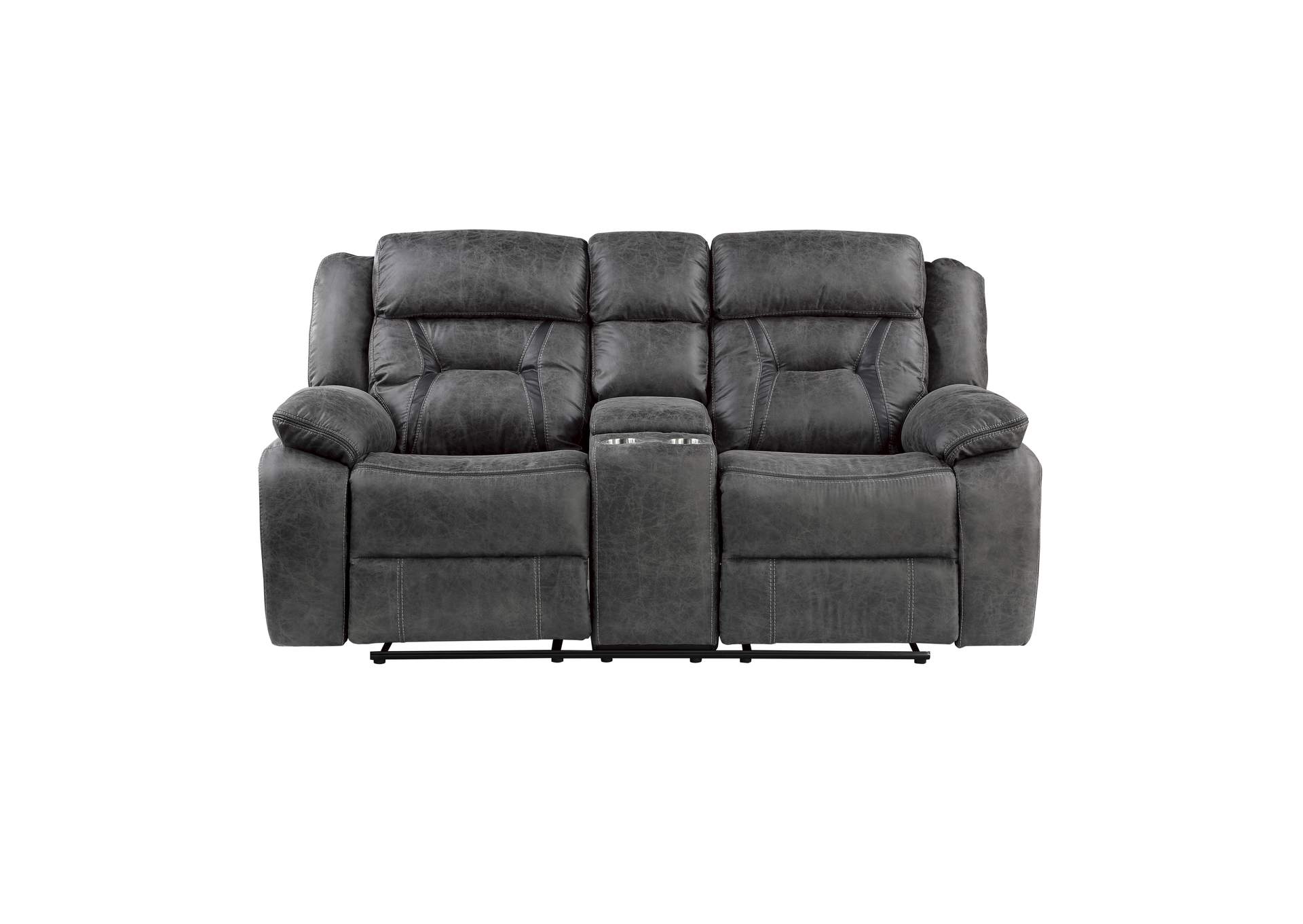 Hill Double Reclining Love Seat with Center Console image 1