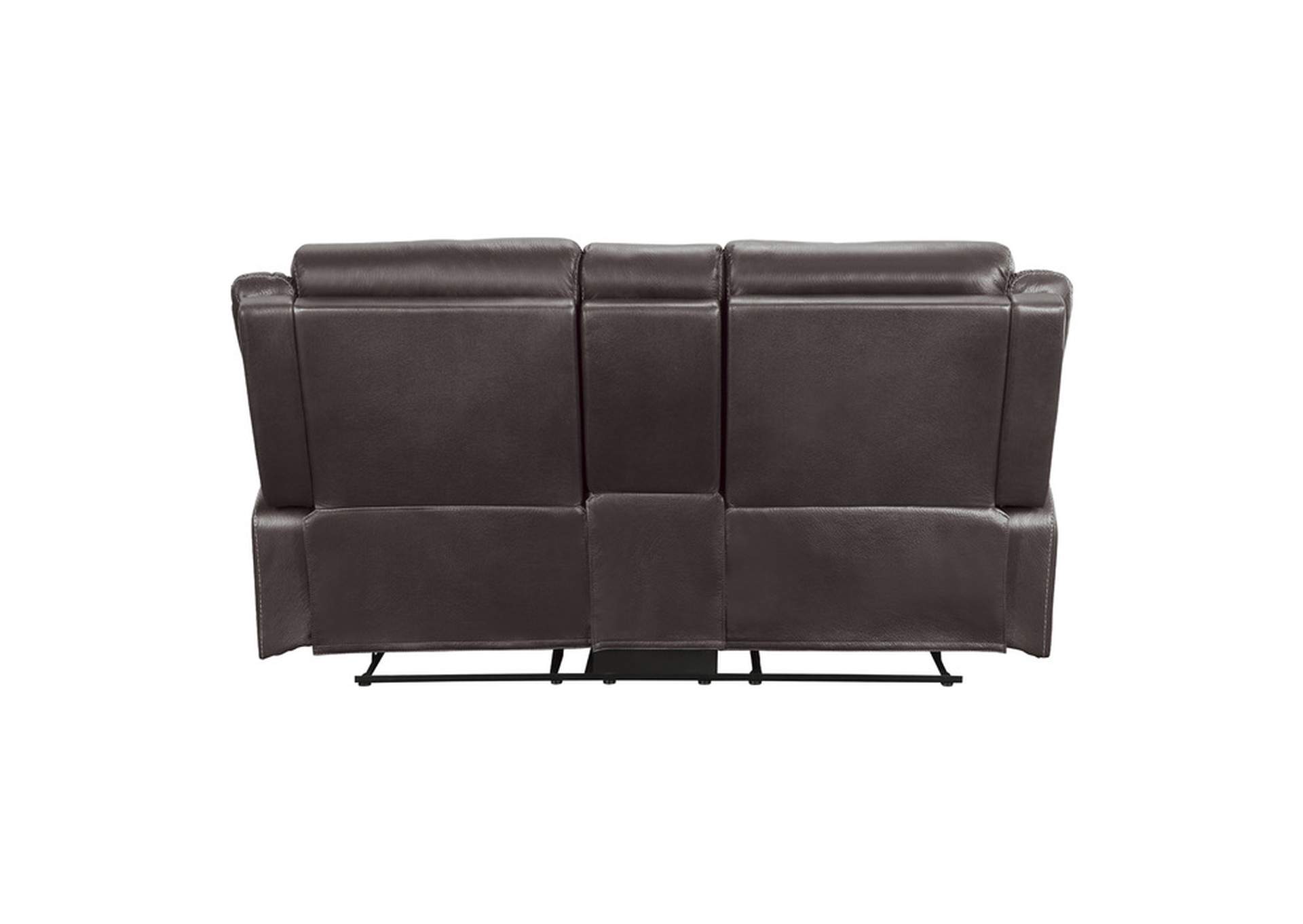 Yerba Double Lay Flat Reclining Love Seat with Center Console