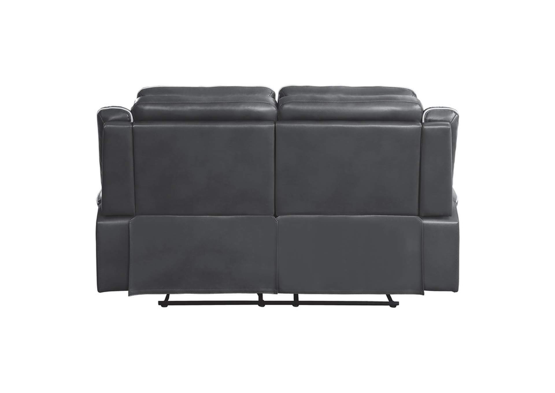 Darwan Double Lay Flat Reclining Love Seat image 3