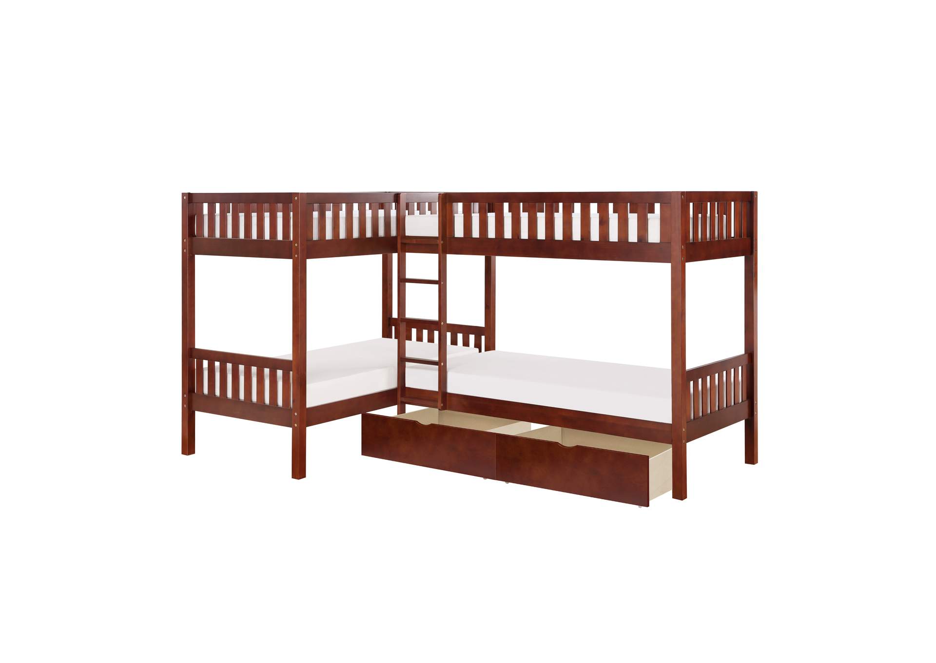 Rowe Corner Bunk Bed with Storage Boxes image 5