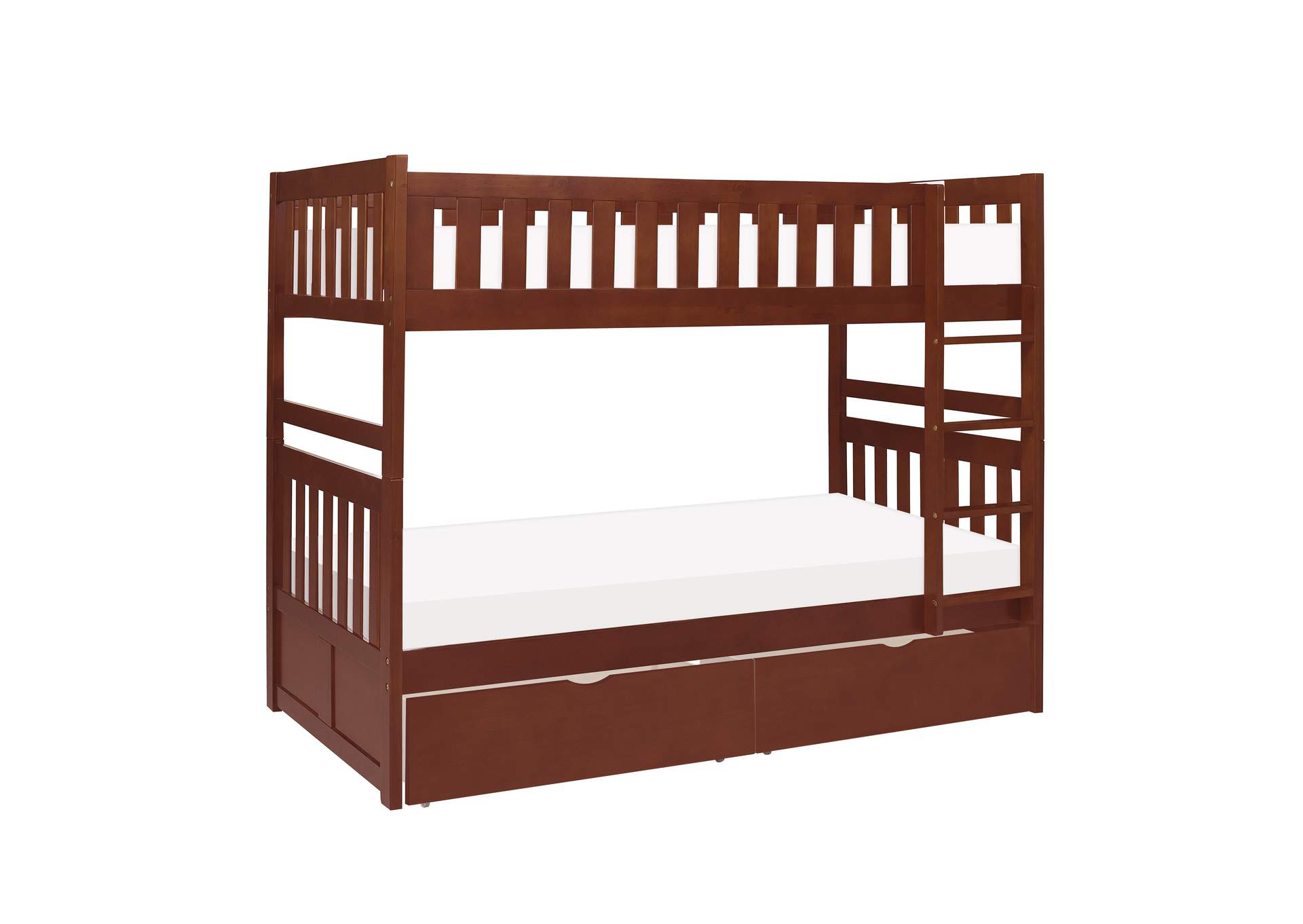 Rowe Twin/Twin Bunk Bed with Storage Boxes image 1