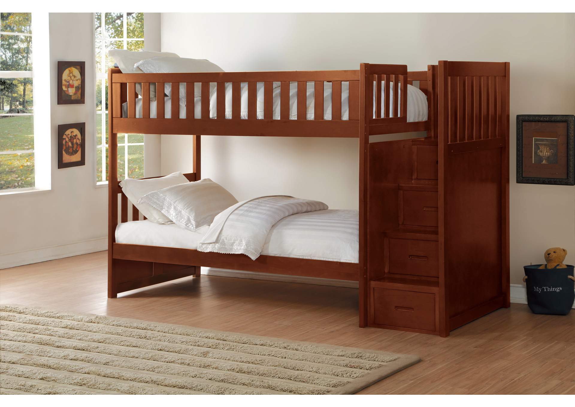 Rowe Twin/Twin Step Bunk Bed image 7
