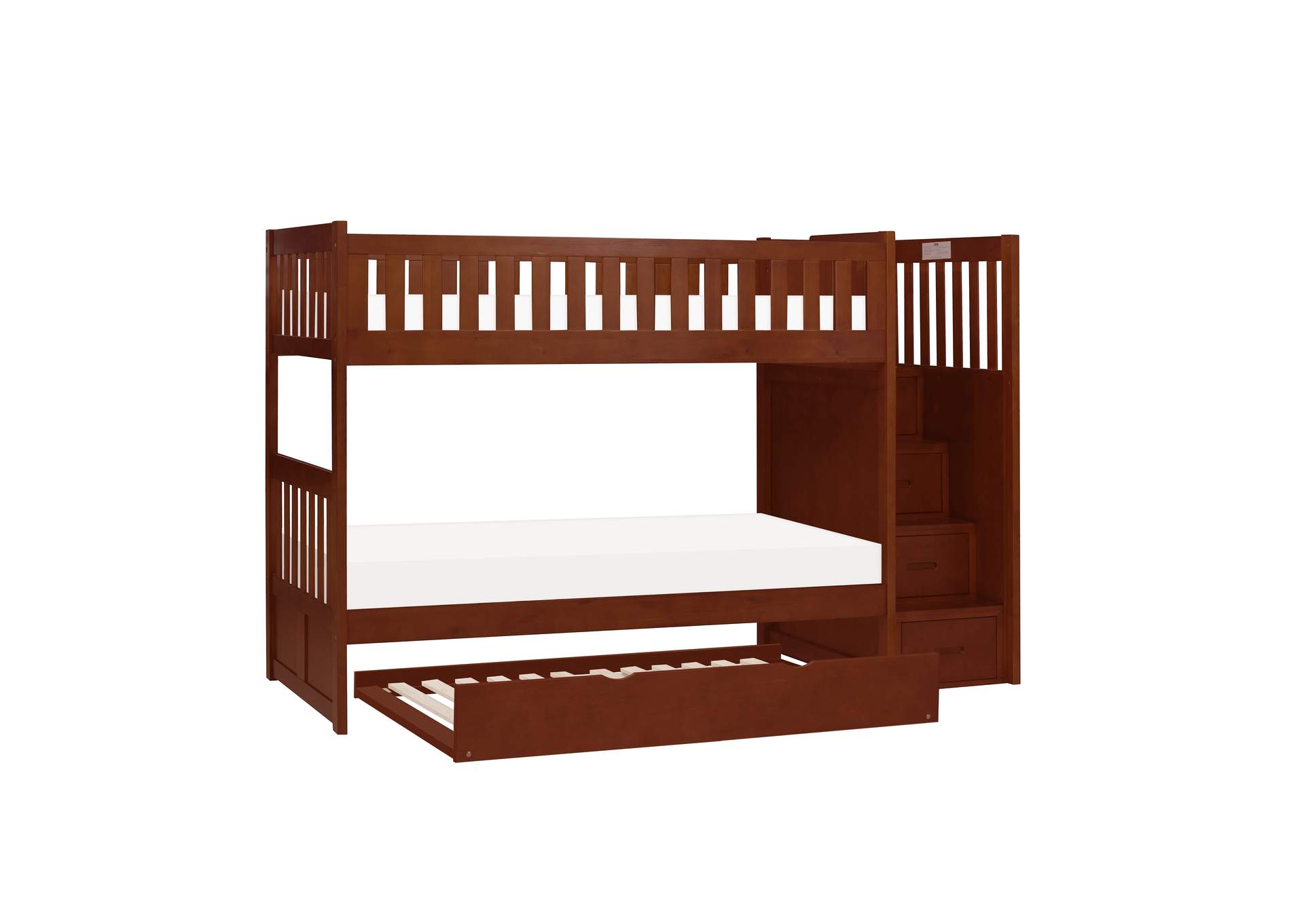 Rowe Twin/Twin Step Bunk Bed with Twin Trundle image 4