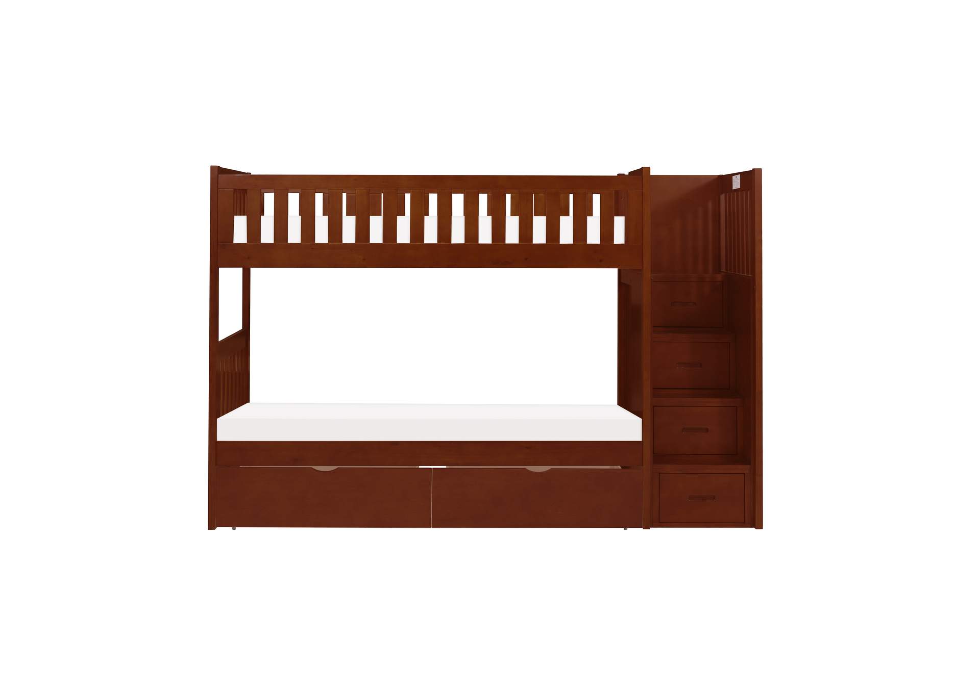 Rowe Twin/Twin Step Bunk Bed with Storage Boxes image 4