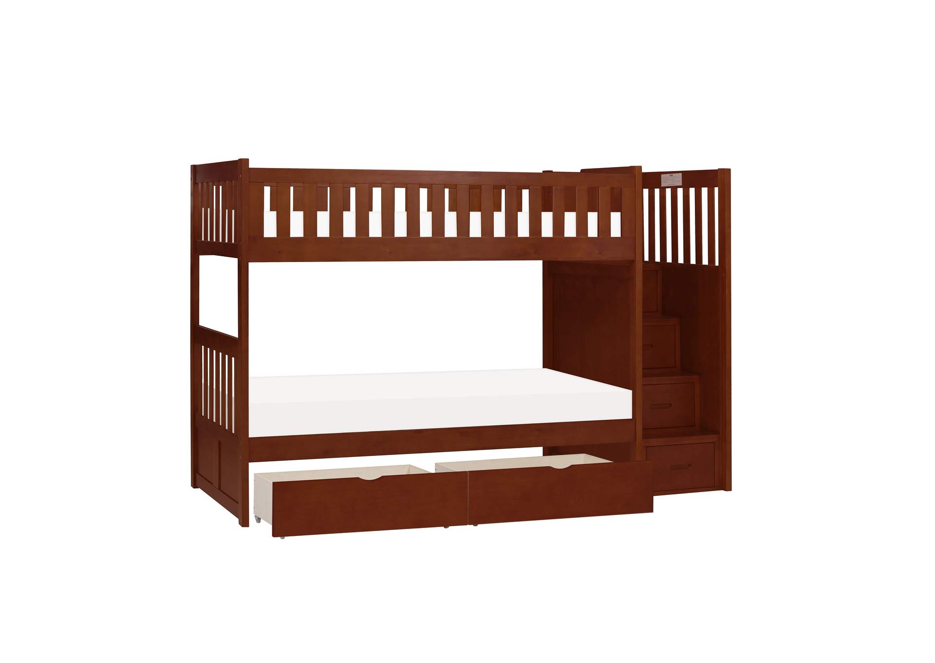 Rowe Twin/Twin Step Bunk Bed with Storage Boxes image 5