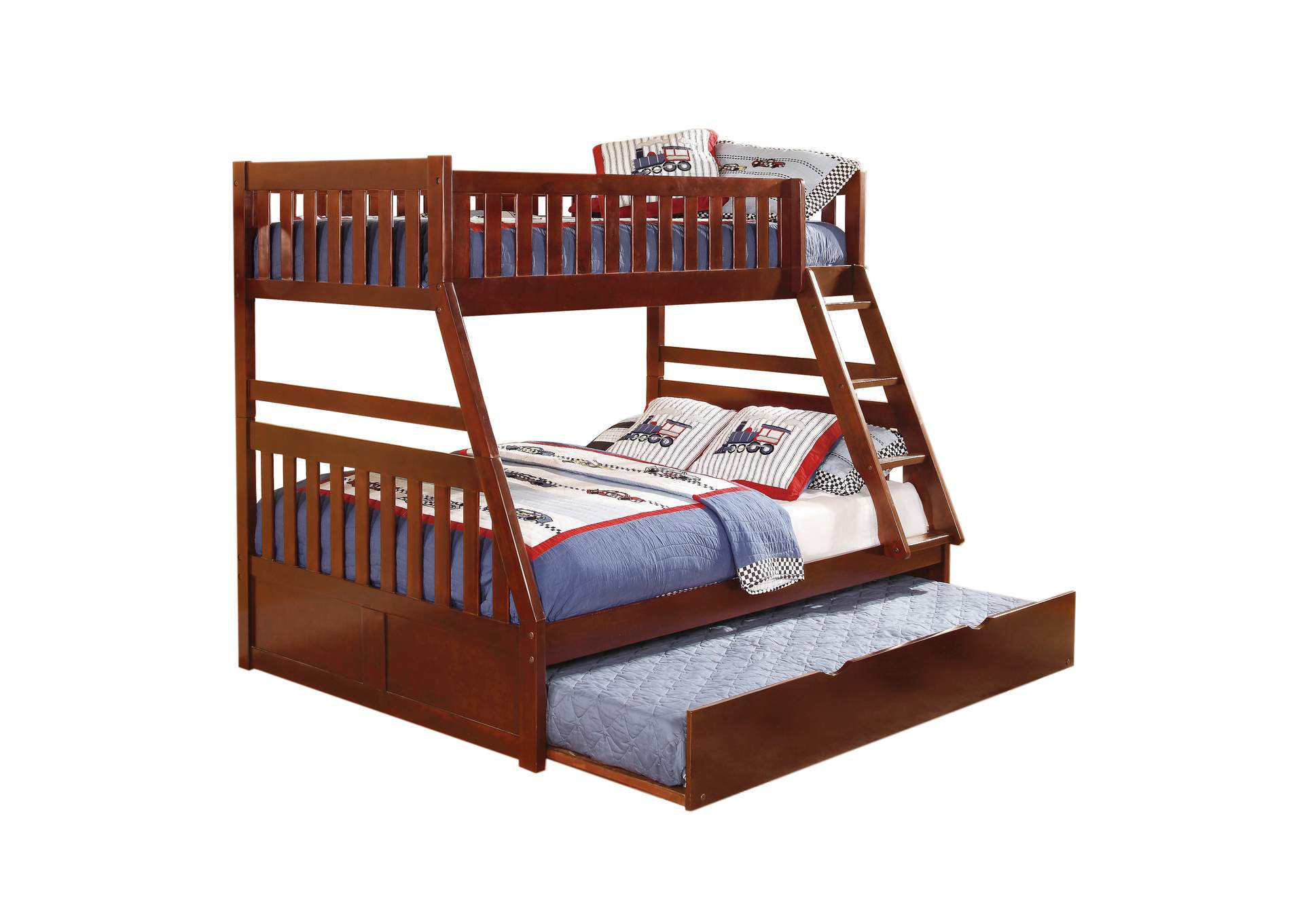 Rowe Twin/Full Bunk Bed with Twin Trundle image 1