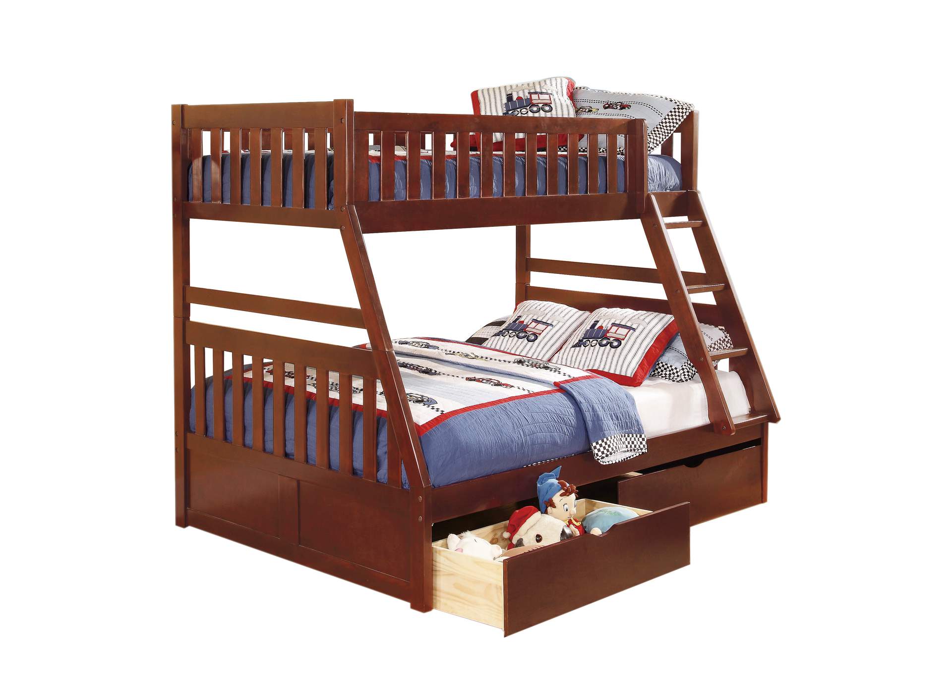 Rowe Twin/Full Bunk Bed with Storage Boxes image 1