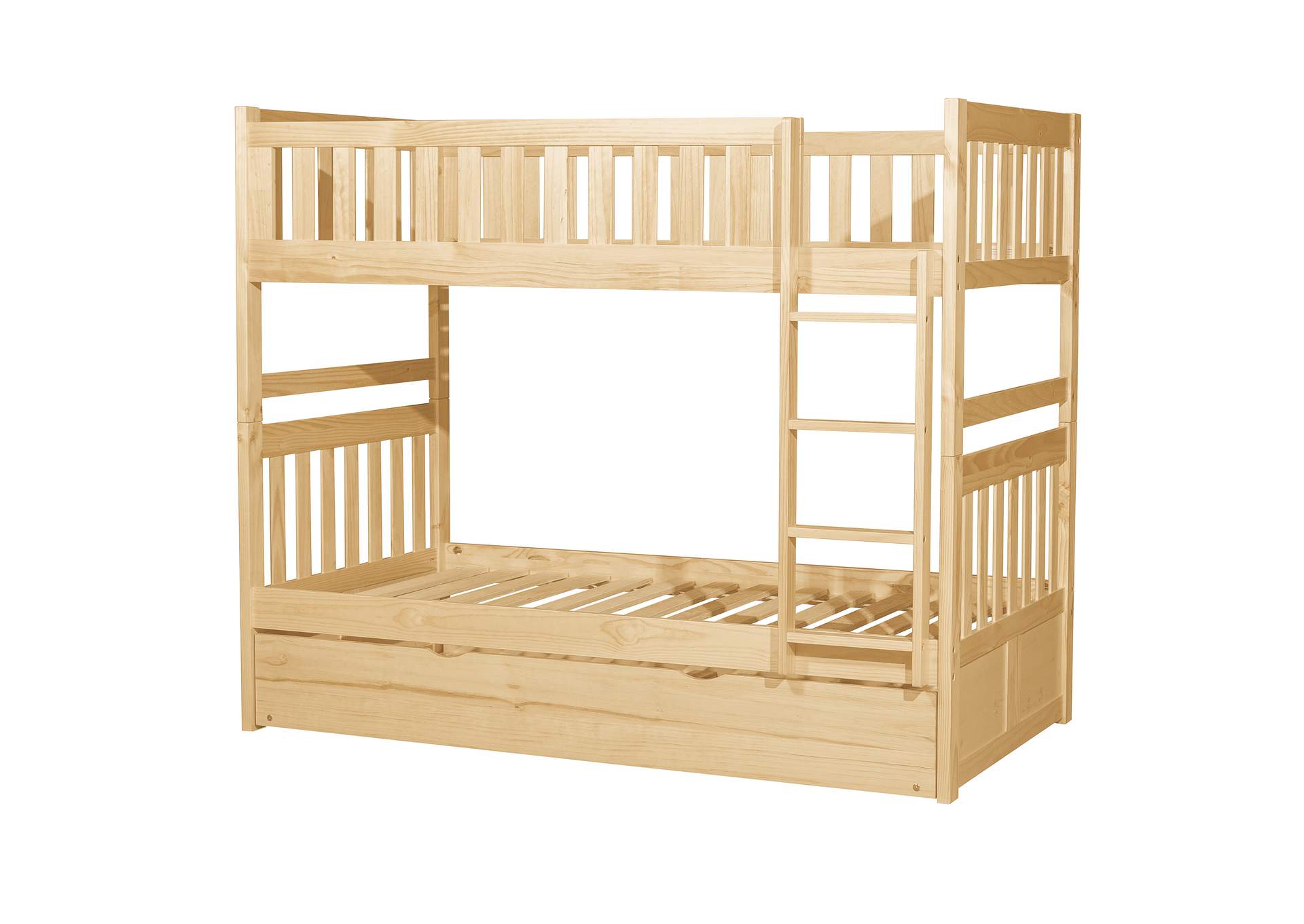Bartly Twin/Twin Bunk Bed with Twin Trundle image 4