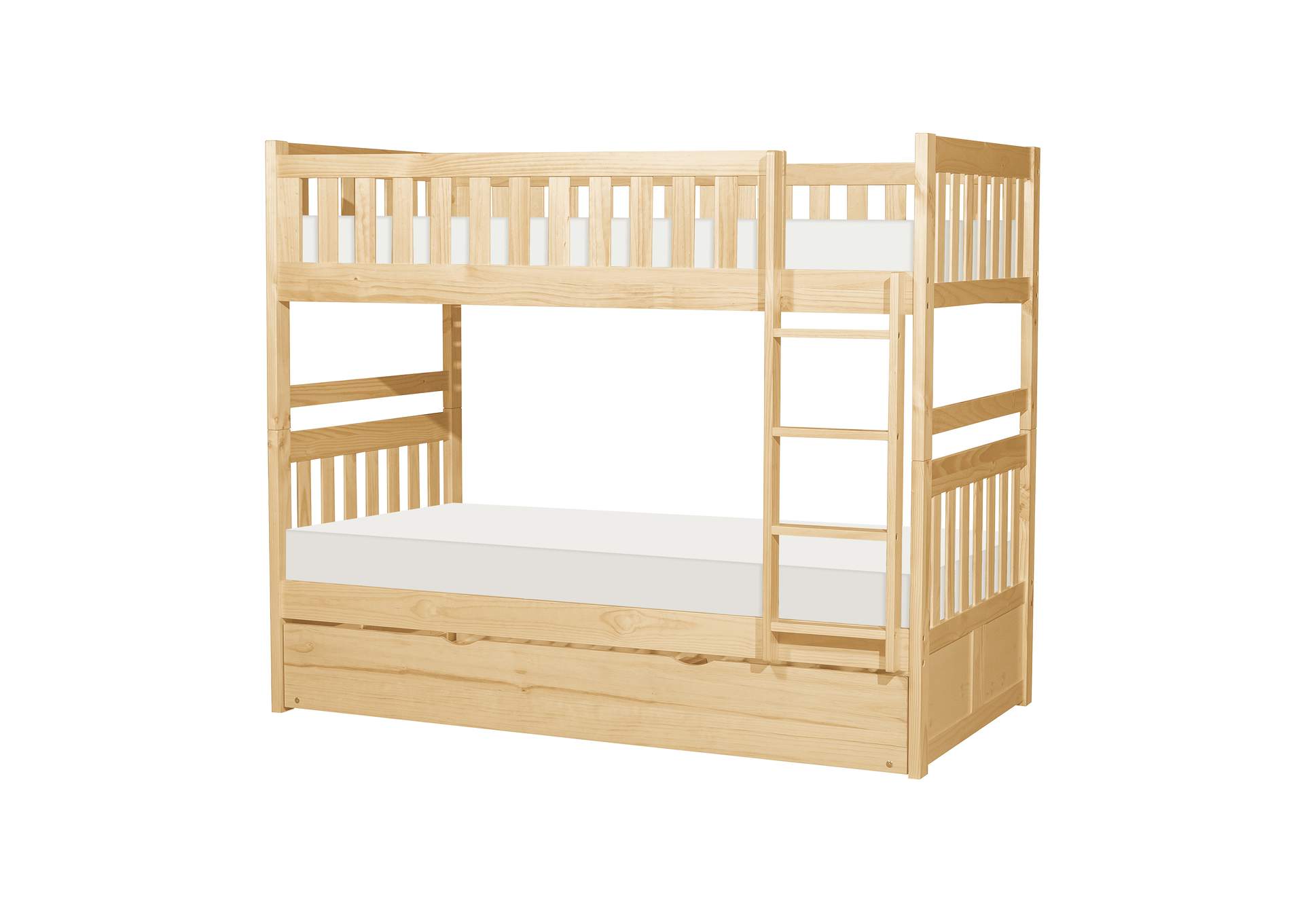 Bartly Twin/Twin Bunk Bed with Twin Trundle image 1