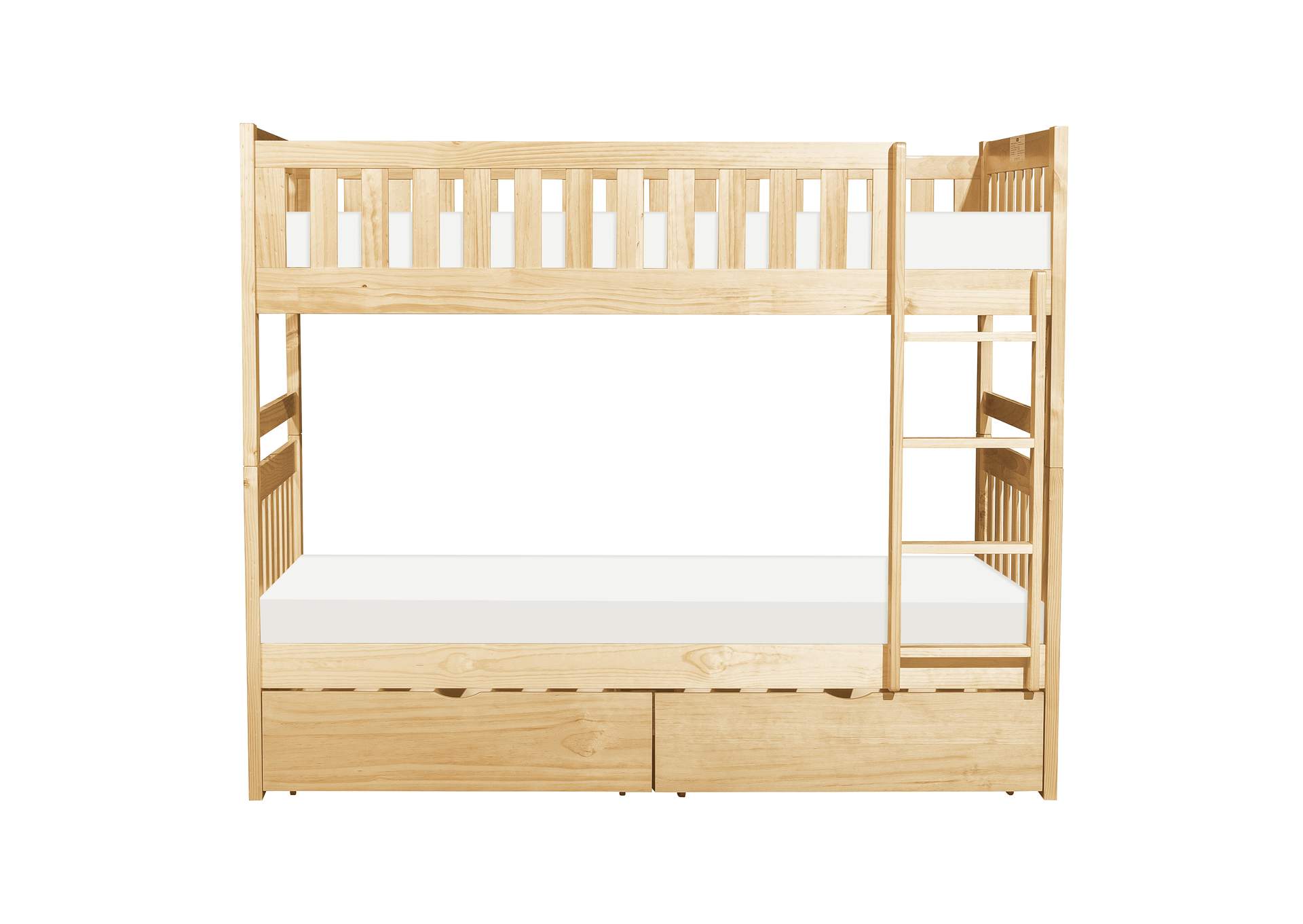 Bartly Twin/Twin Bunk Bed with Storage Boxes image 3