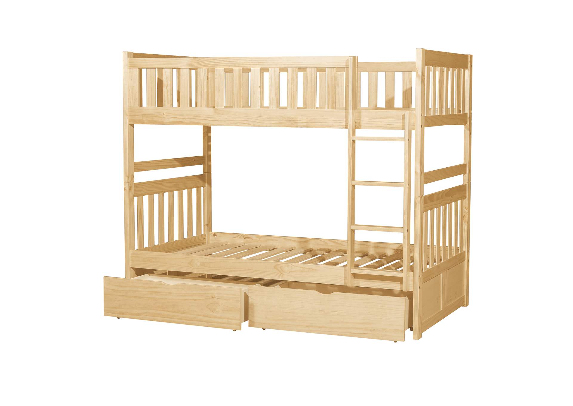 Bartly Twin/Twin Bunk Bed with Storage Boxes image 6