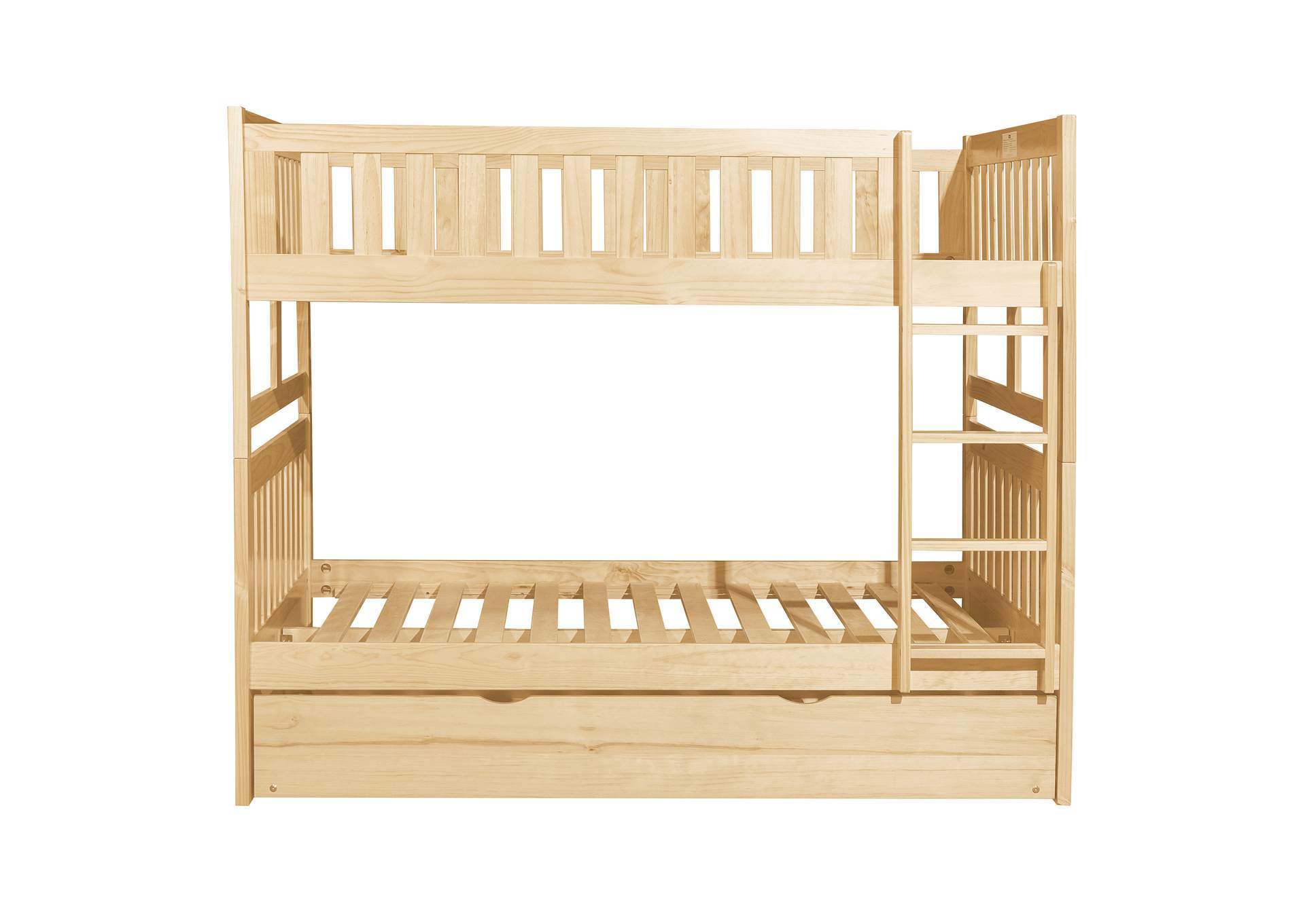 Bartly Full/Full Bunk Bed with Twin Trundle image 4