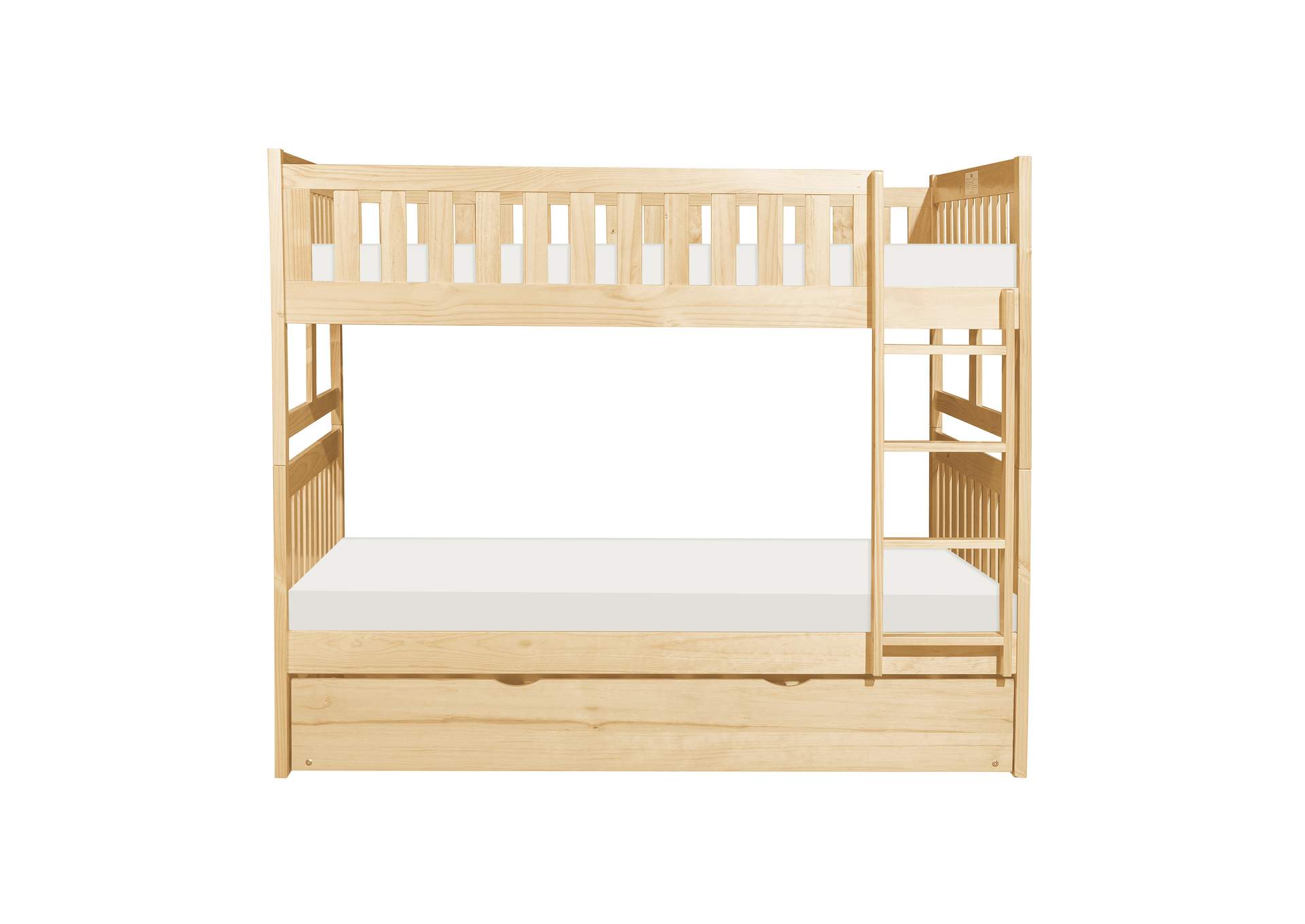 Bartly Full/Full Bunk Bed with Twin Trundle image 3