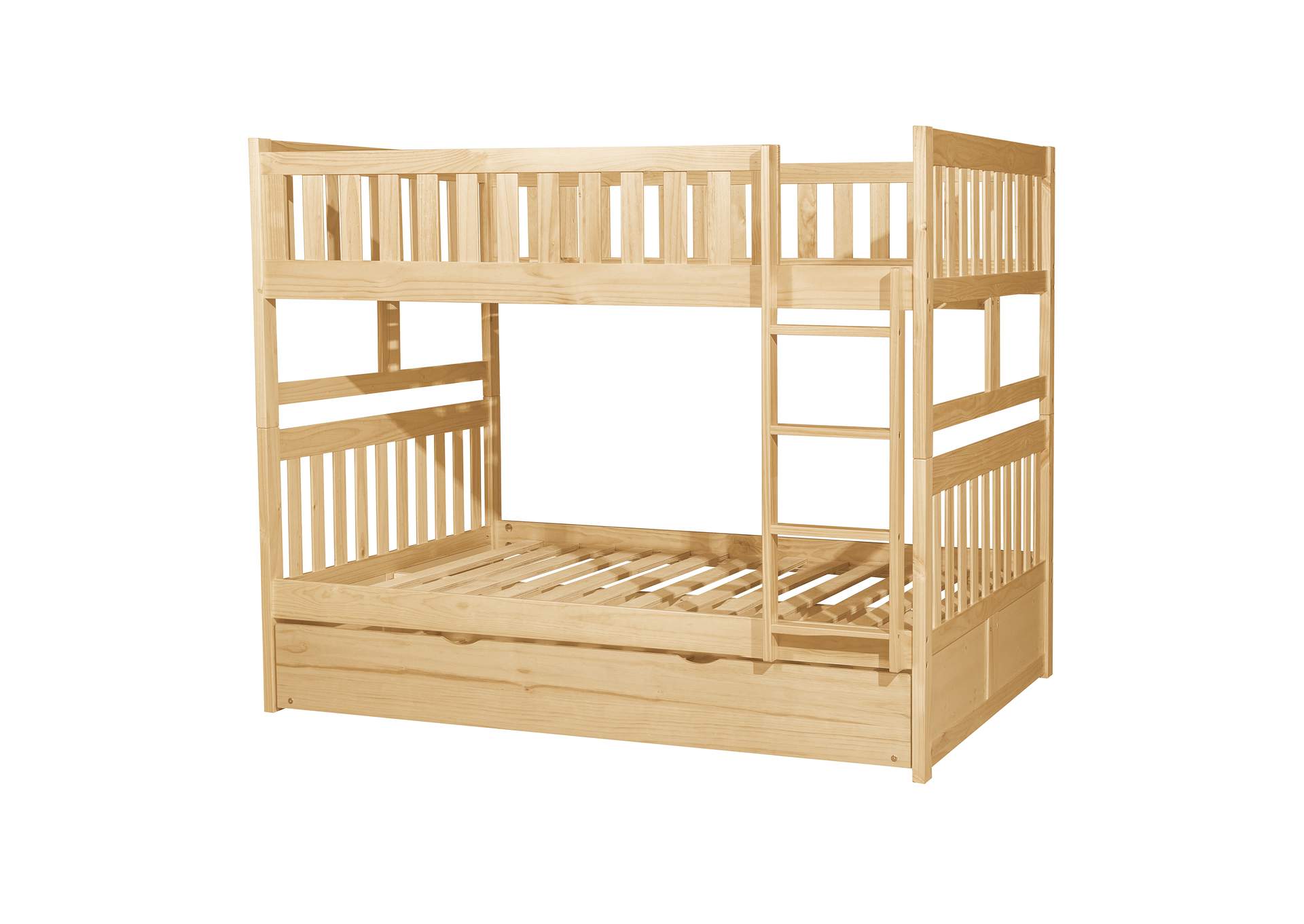 Bartly Full/Full Bunk Bed with Twin Trundle image 5