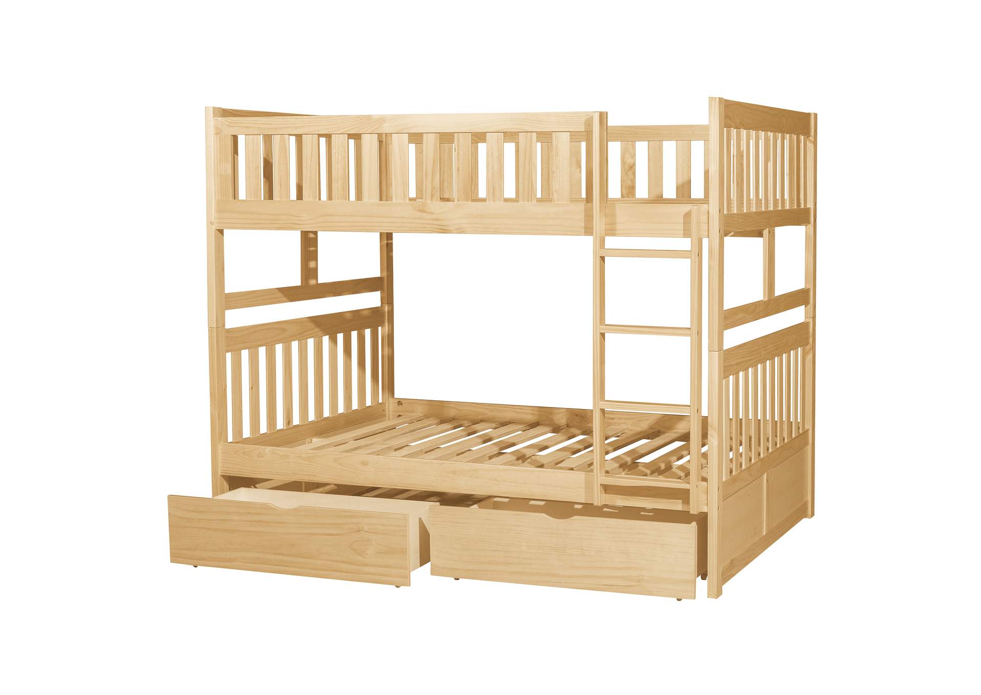 Bartly Full/Full Bunk Bed with Storage Boxes image 5