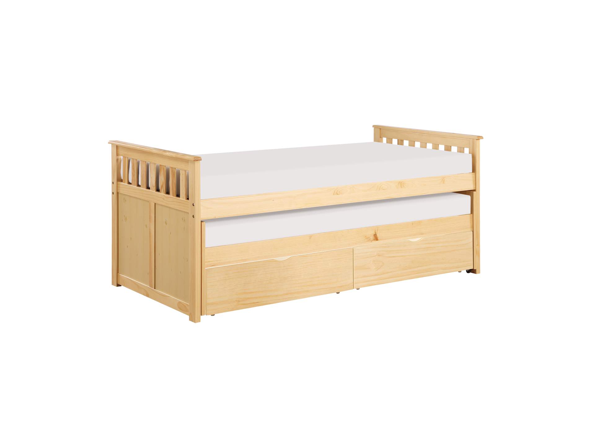 Bartly Twin/Twin Bed with Storage Boxes image 3