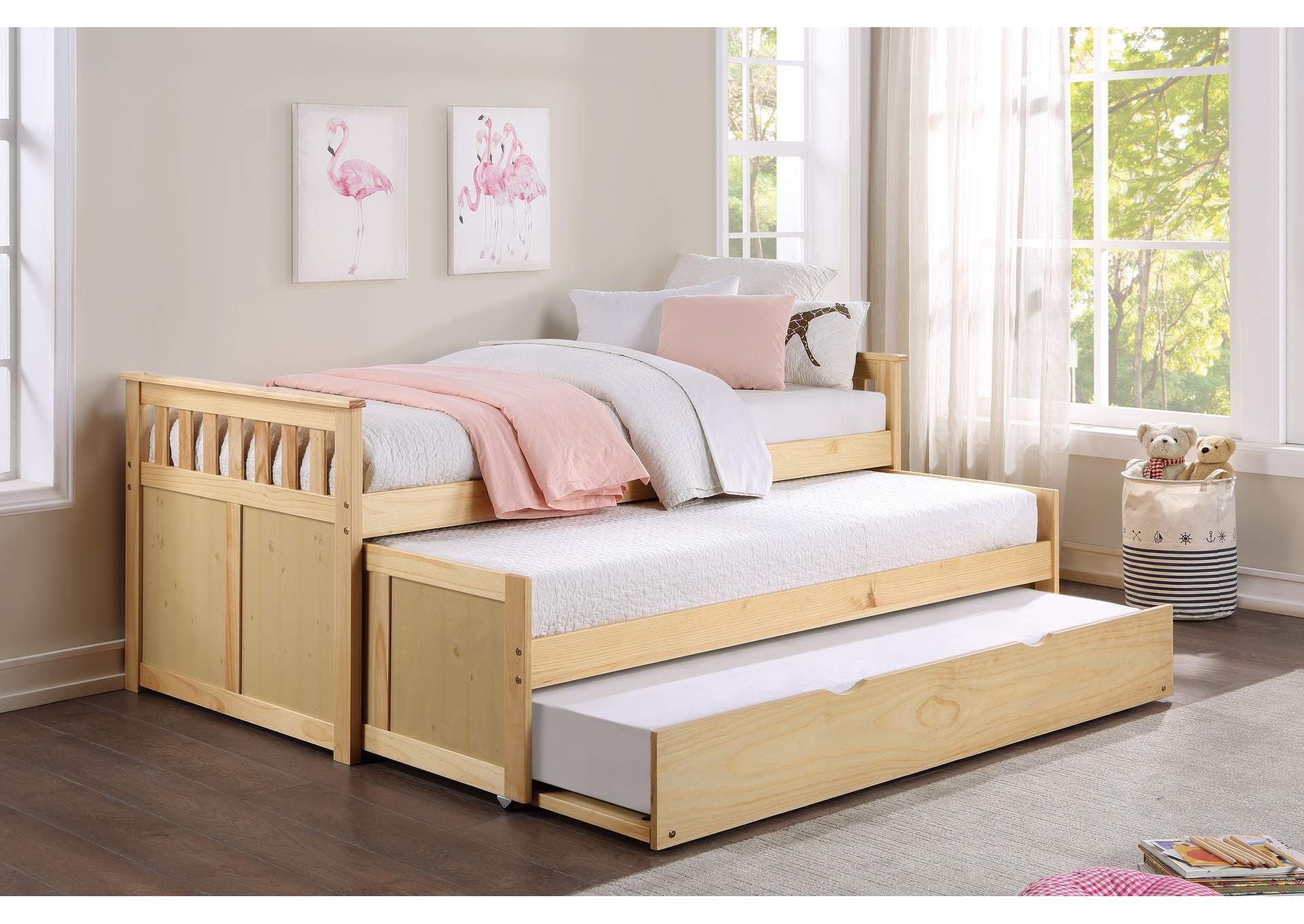 Bartly Twin/Twin Bed with Twin Trundle image 6