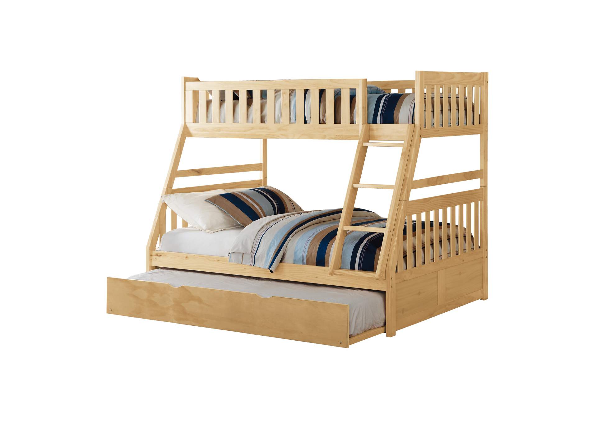 Bartly Twin/Full Bunk Bed with Twin Trundle image 5