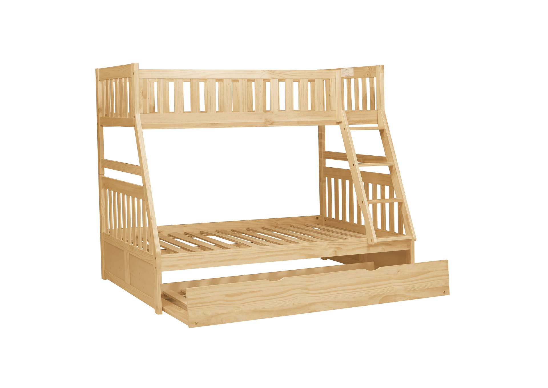 Bartly Twin/Full Bunk Bed with Twin Trundle image 4