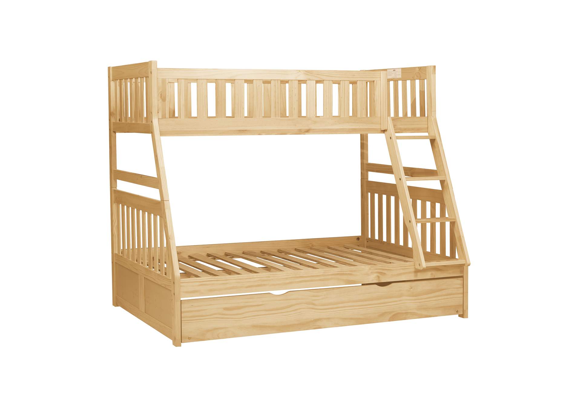 Bartly Twin/Full Bunk Bed with Twin Trundle image 1