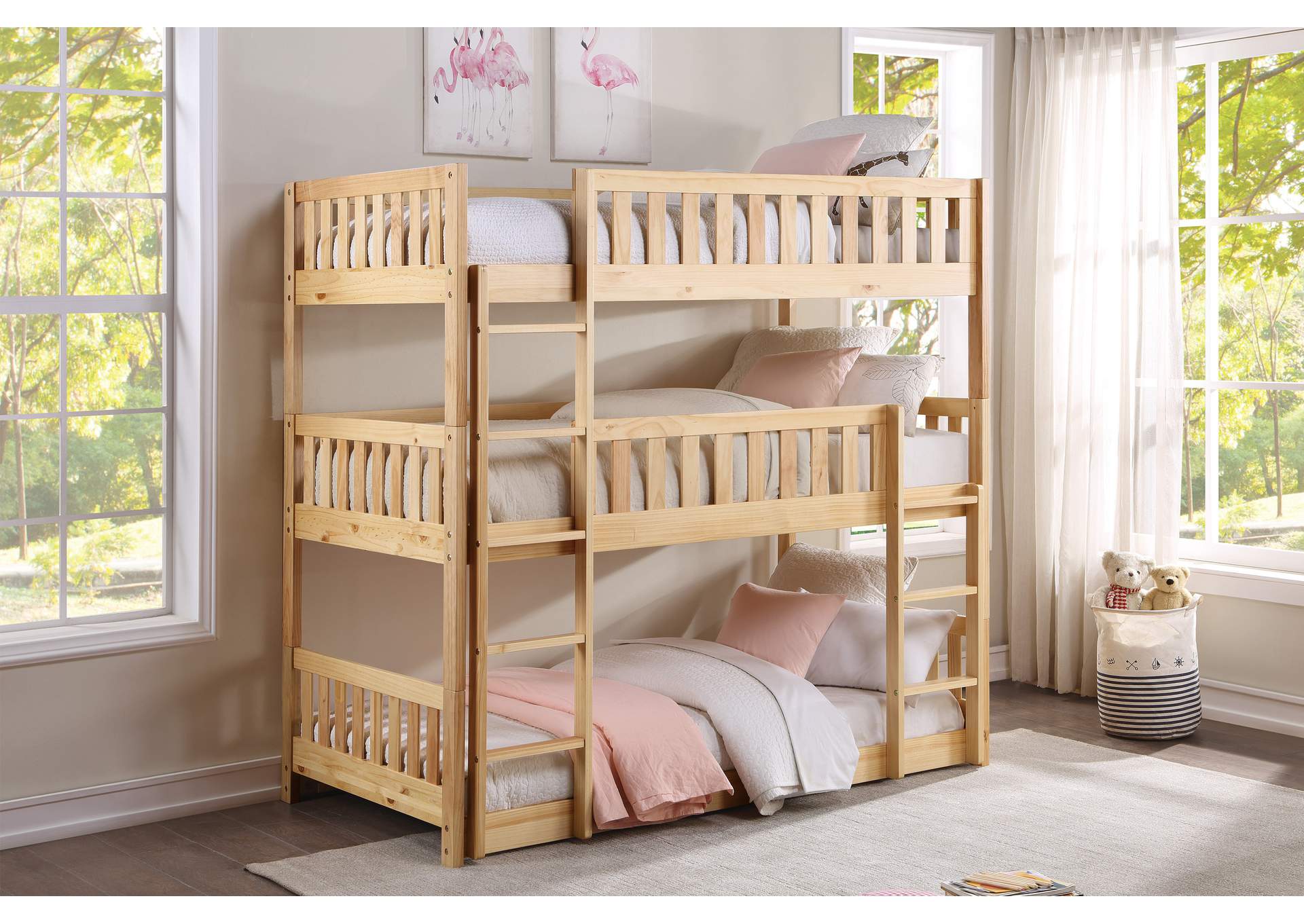 Bartly Triple Bunk Bed image 4