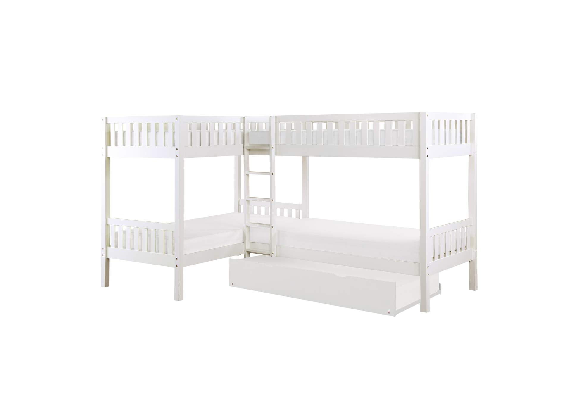Galen Corner Bunk Bed with Twin Trundle image 4