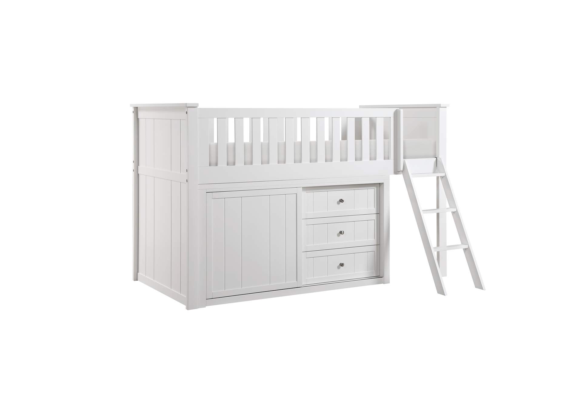 Galen Low Loft Bunk with Dresser image 1