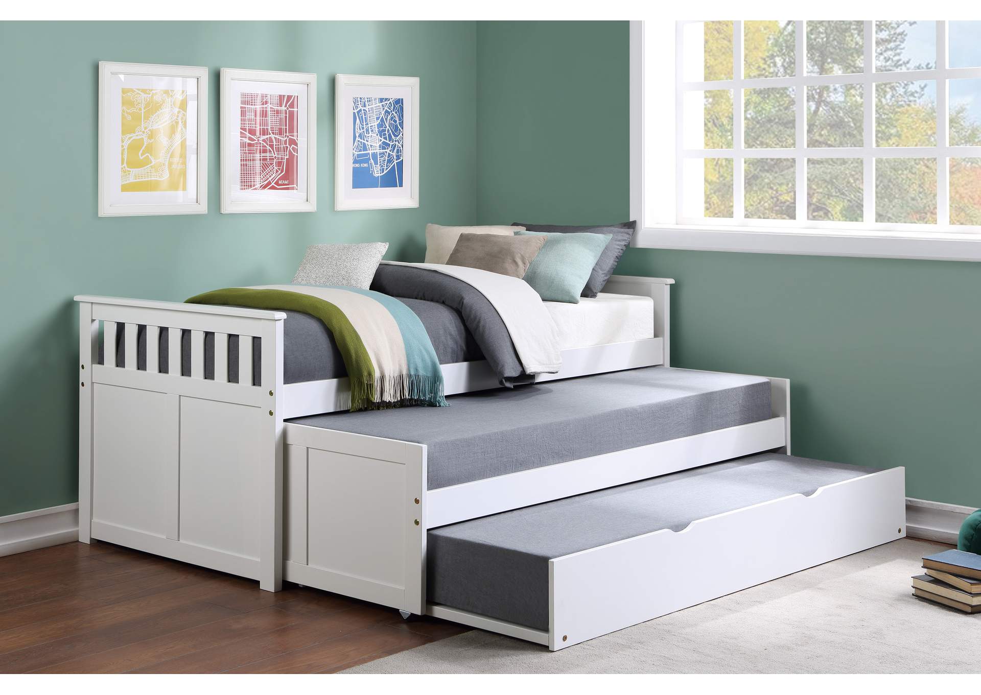 Galen Twin/Twin Bed with Twin Trundle image 7