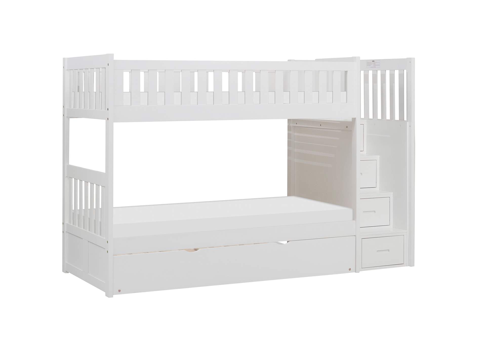 Galen Twin/Twin Step Bunk Bed with Twin Trundle image 1