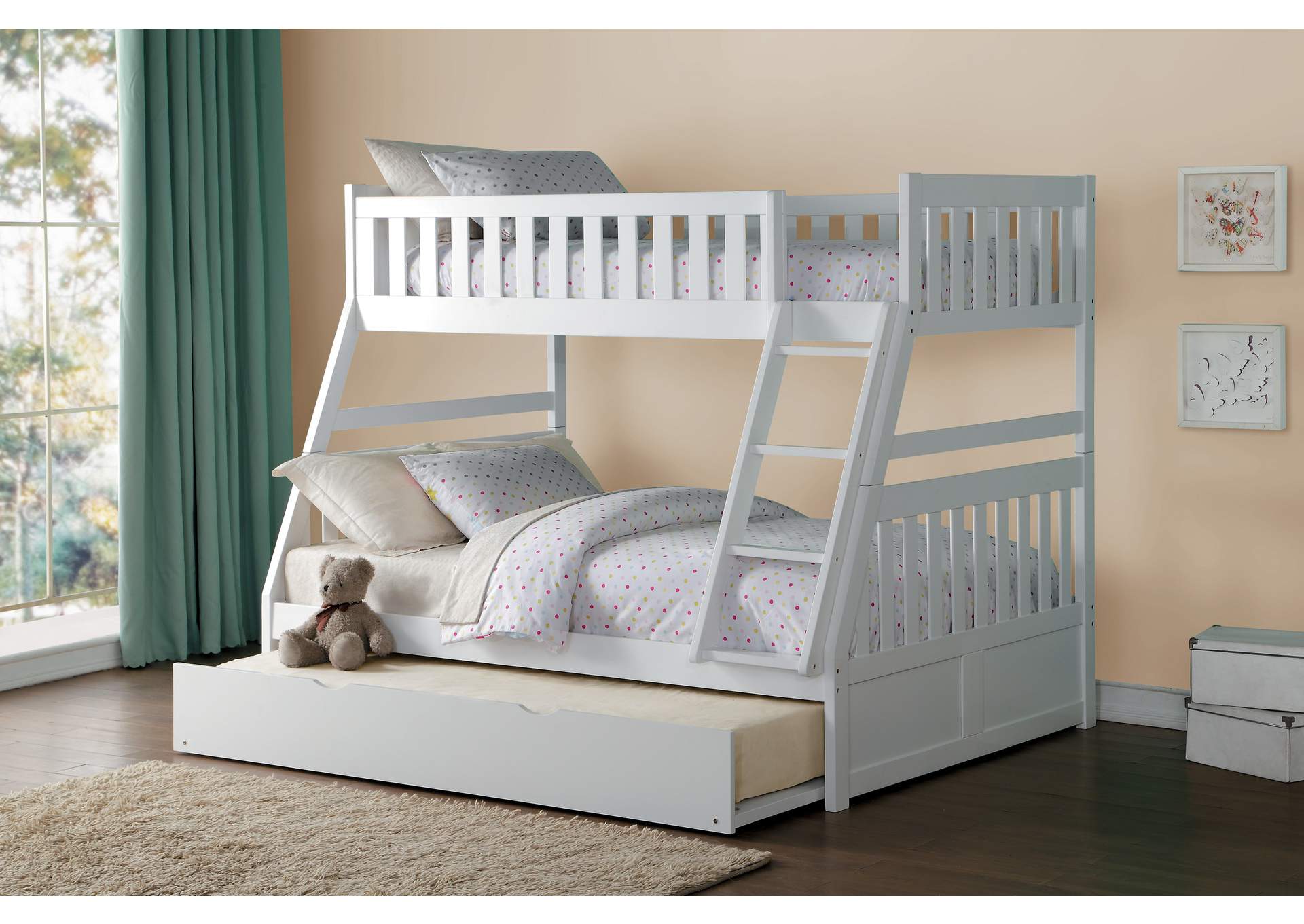Galen Twin/Full Bunk Bed with Twin Trundle image 14