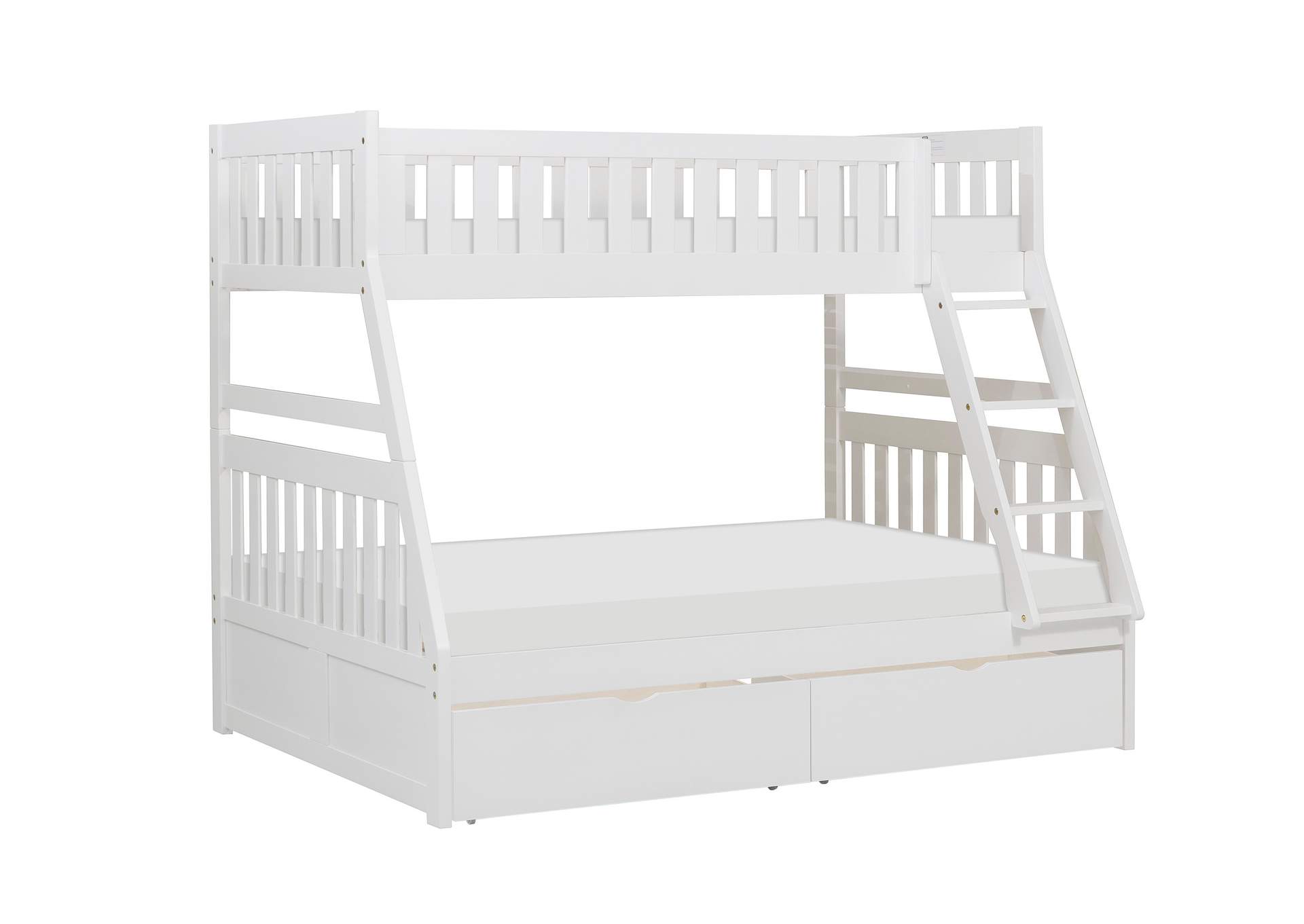 Galen Twin/Full Bunk Bed with Storage Boxes image 1