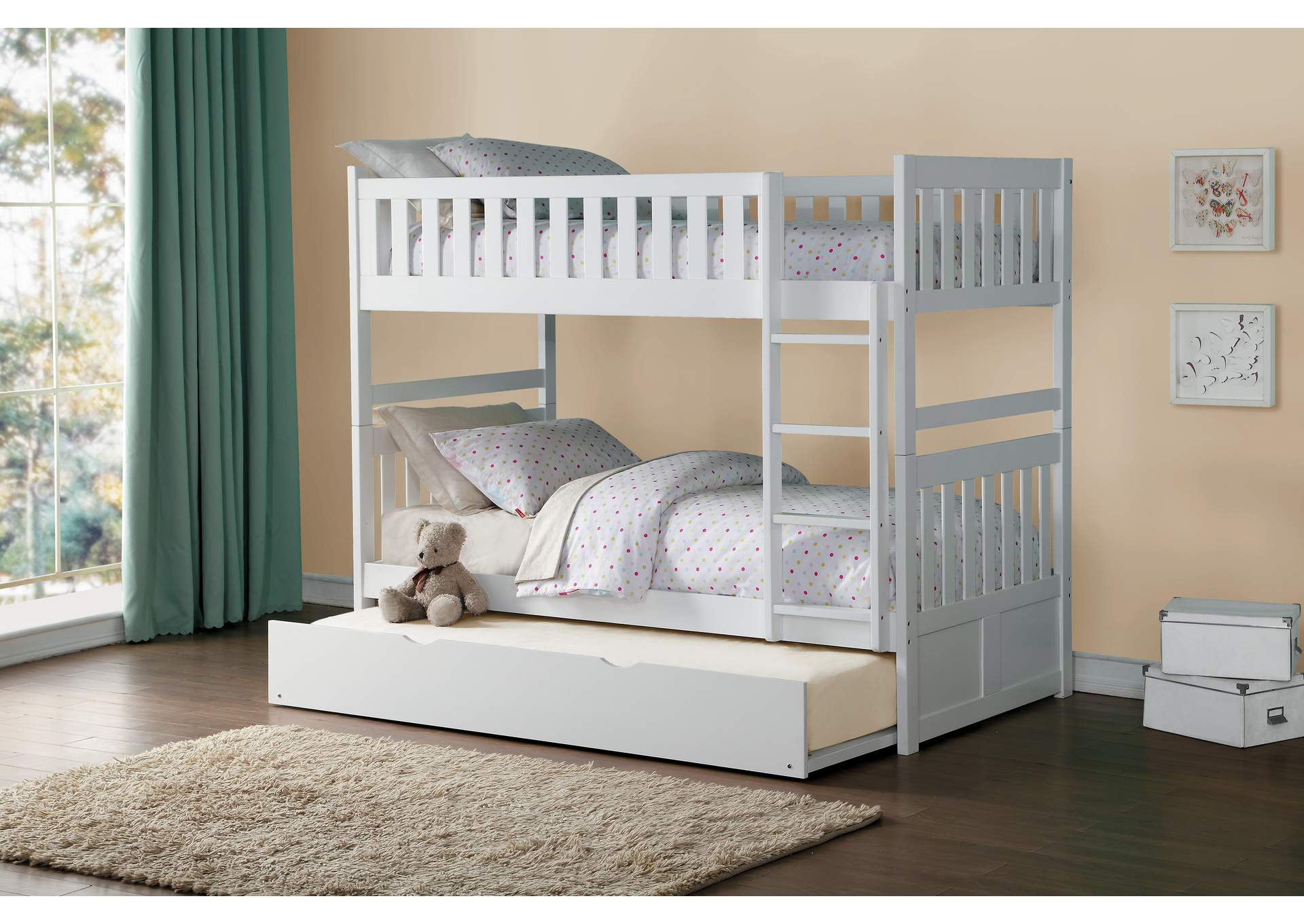 Galen Twin/Twin Bunk Bed with Twin Trundle image 6