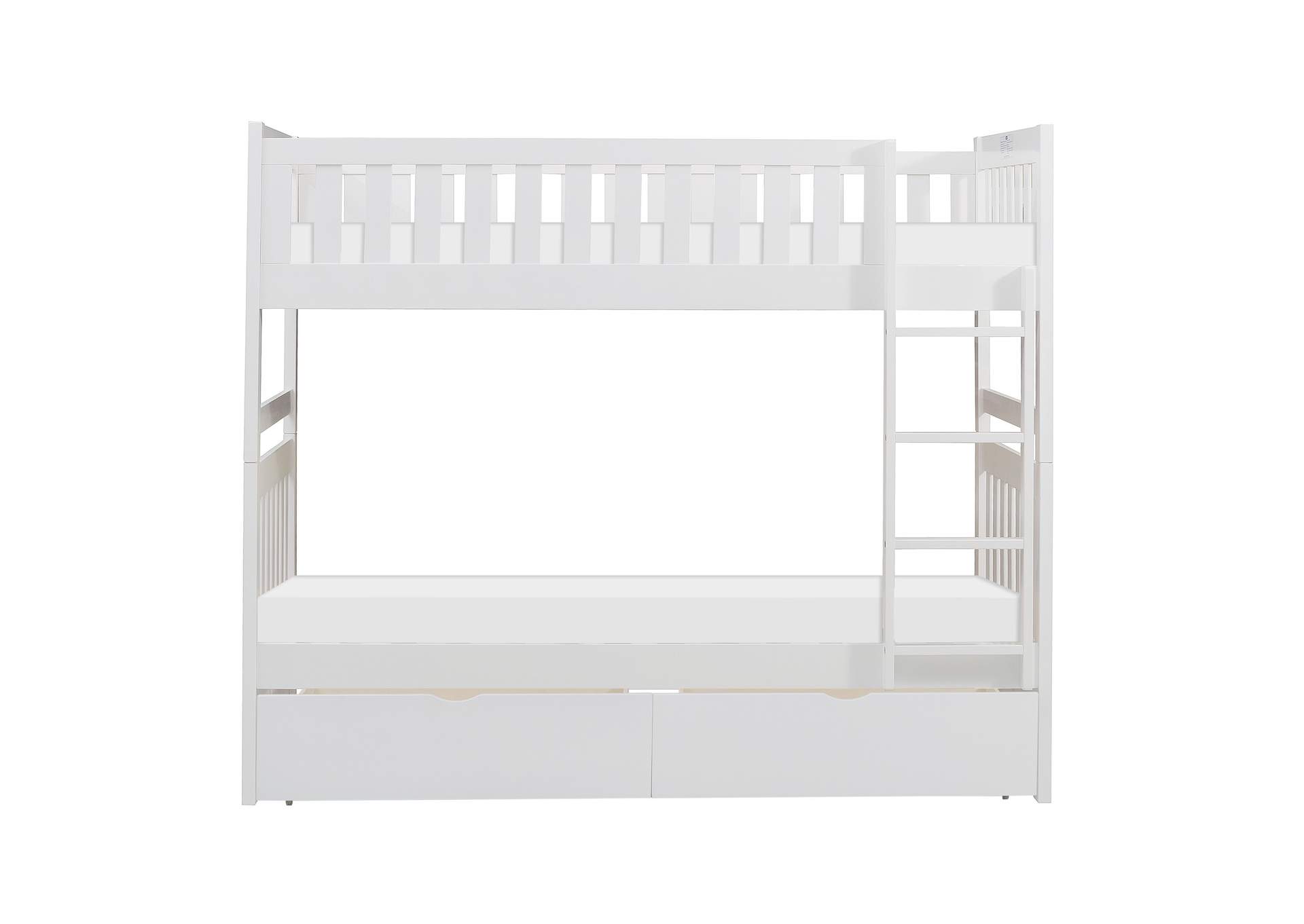 Galen Twin/Twin Bunk Bed with Storage Boxes image 3