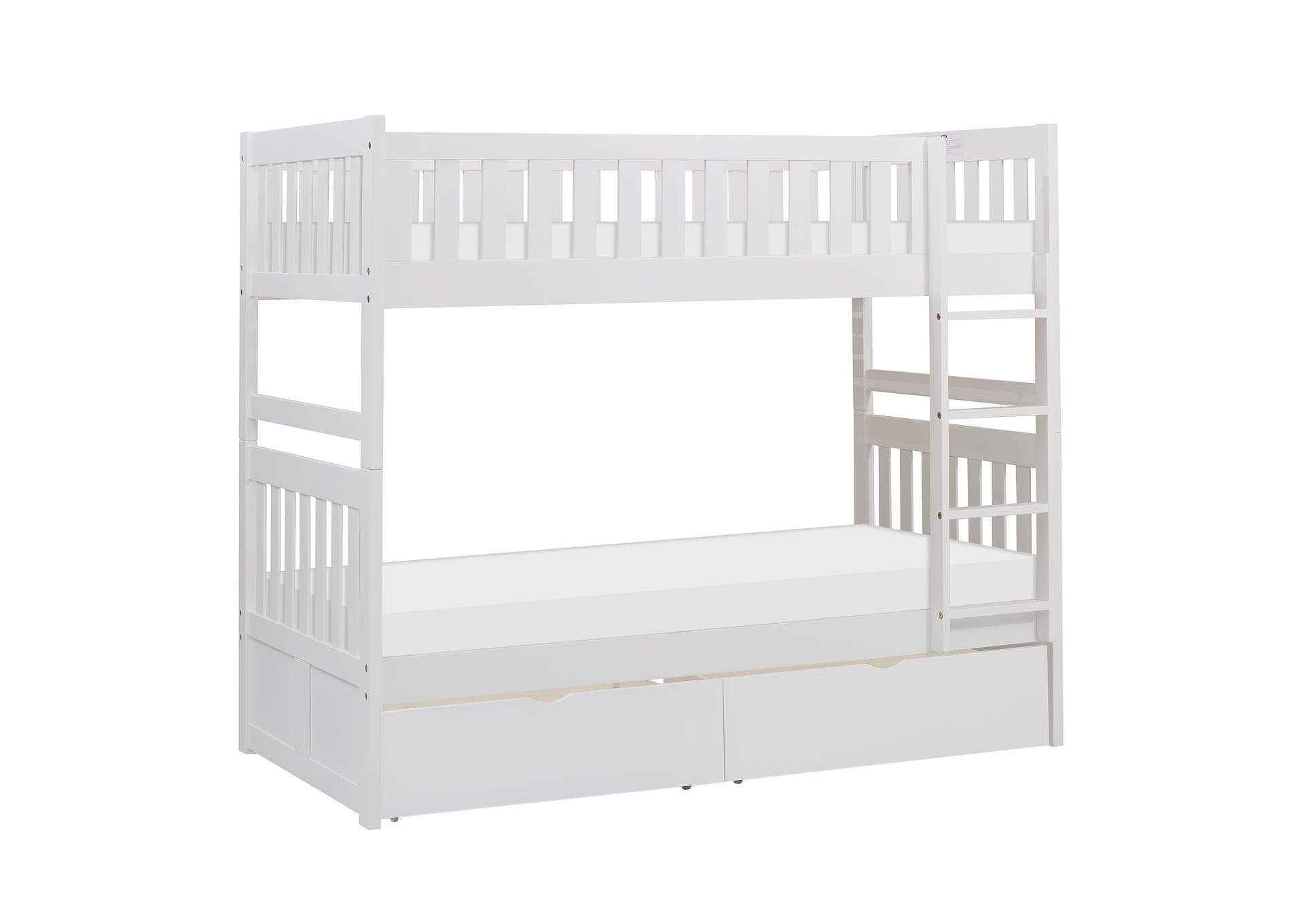 Galen Twin/Twin Bunk Bed with Storage Boxes image 1