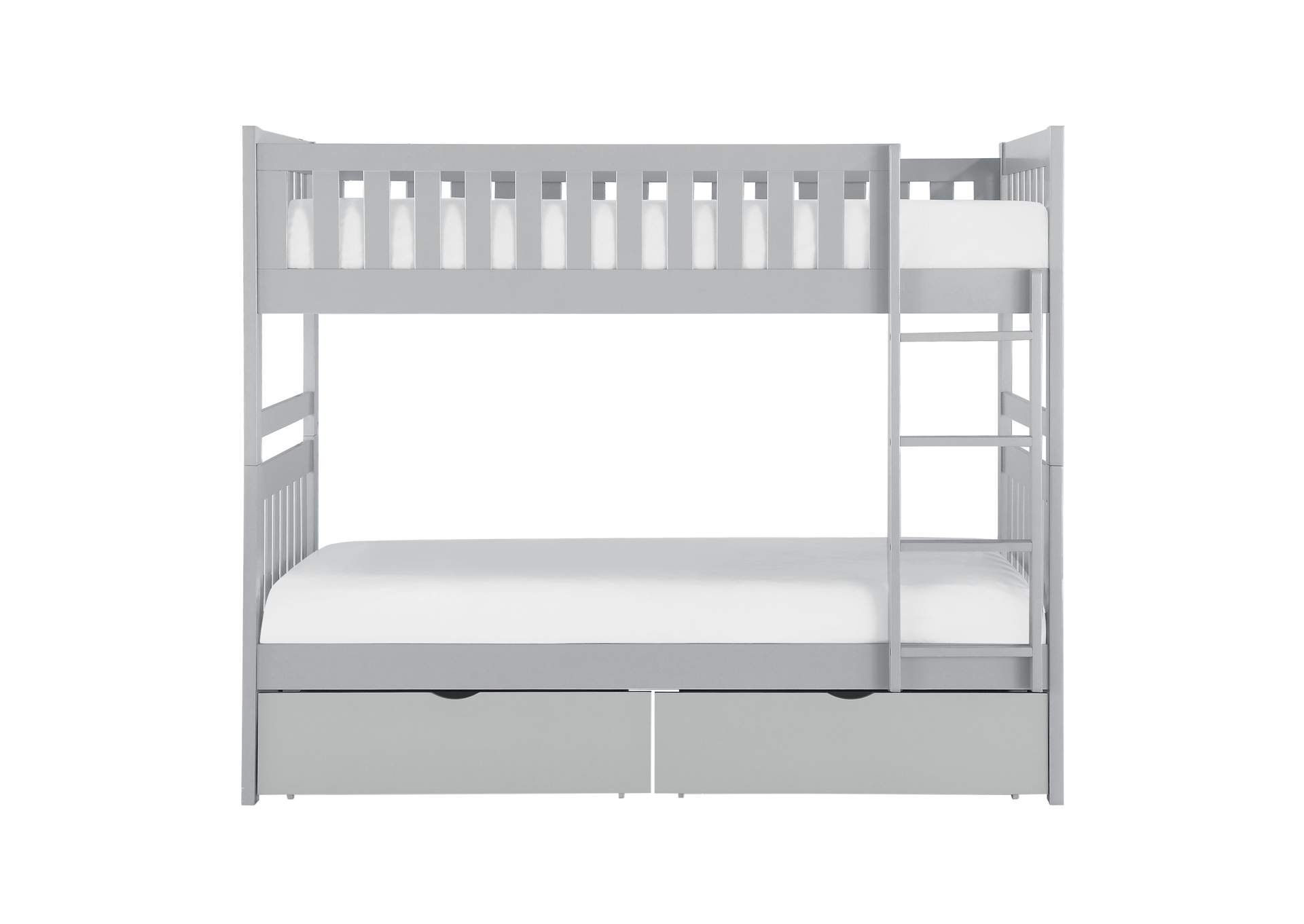 Orion Twin/Twin Bunk Bed with Storage Boxes image 1