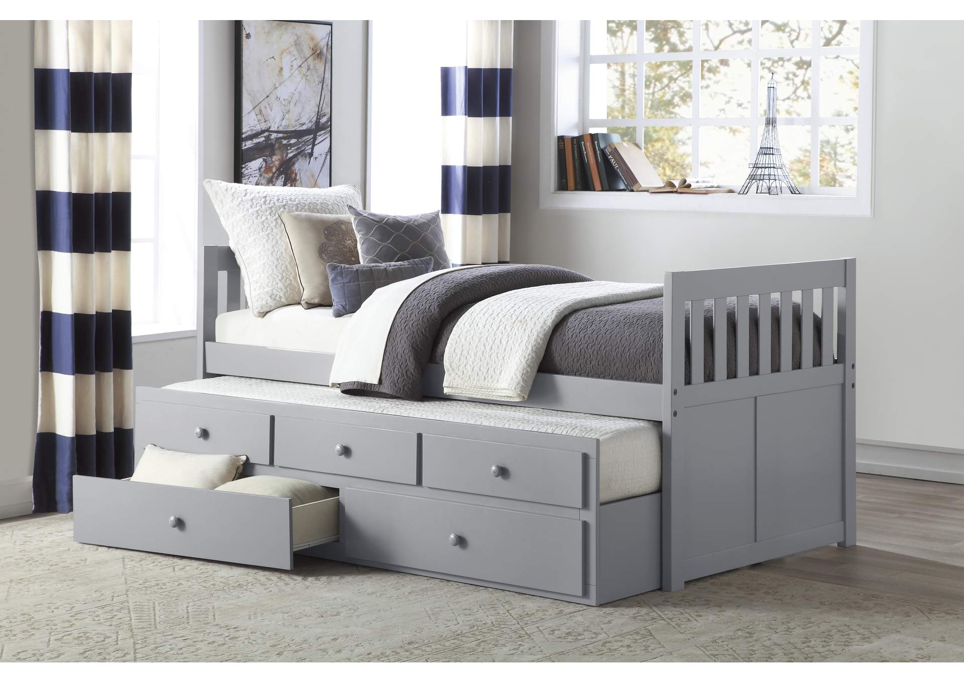 Orion Twin/Twin Trundle Bed image 5