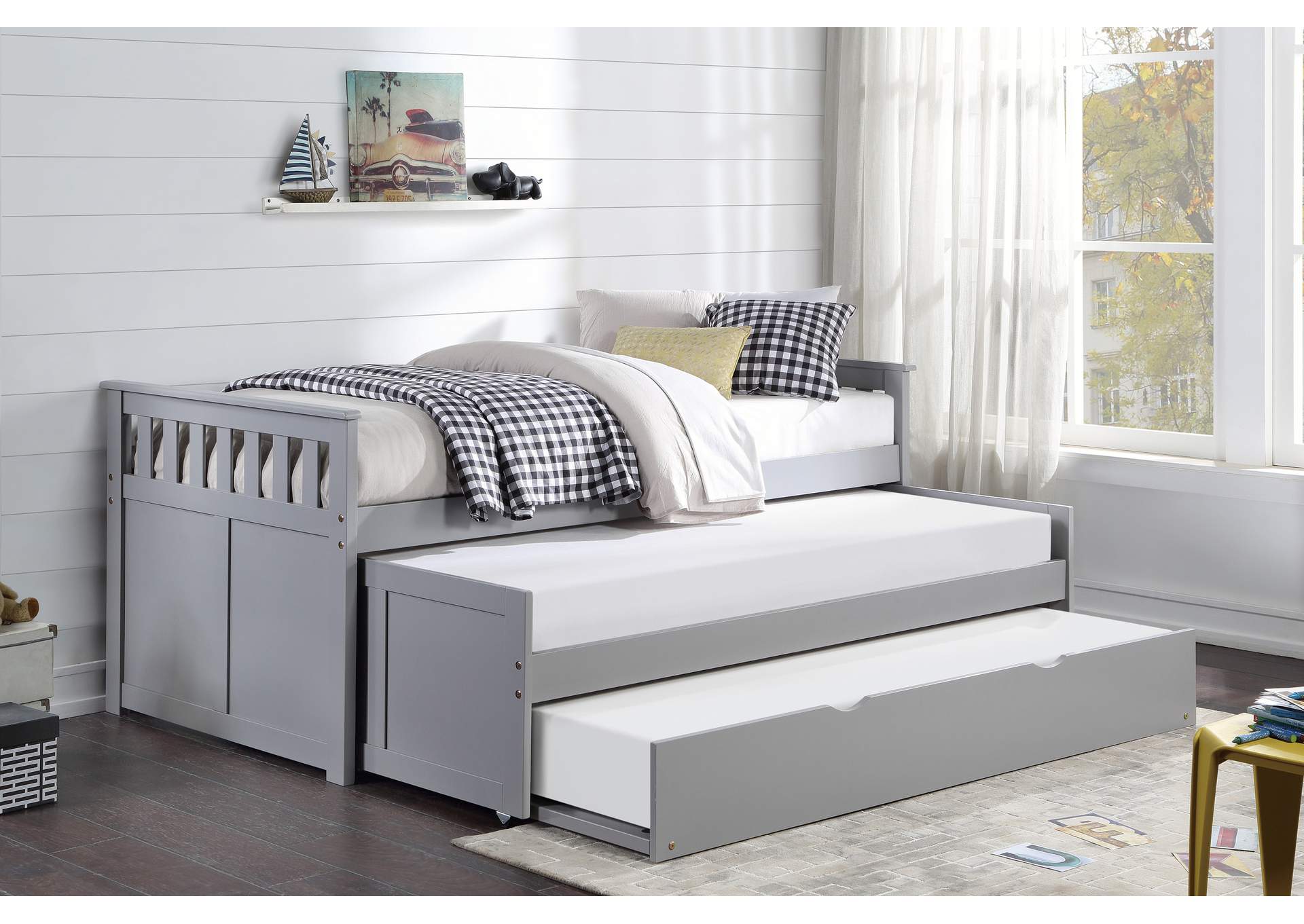 Orion Twin/Twin Bed with Twin Trundle image 7