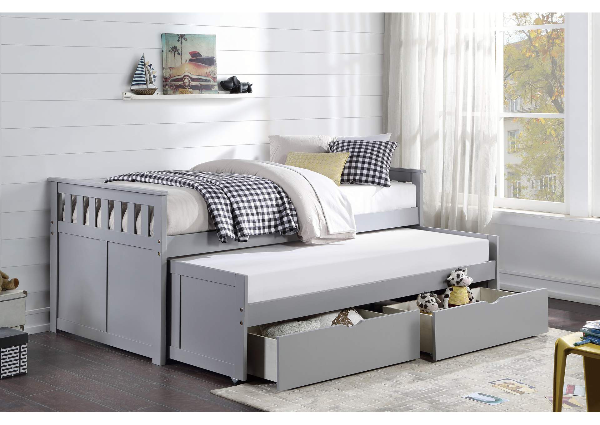 Orion Twin/Twin Bed with Storage Boxes image 7