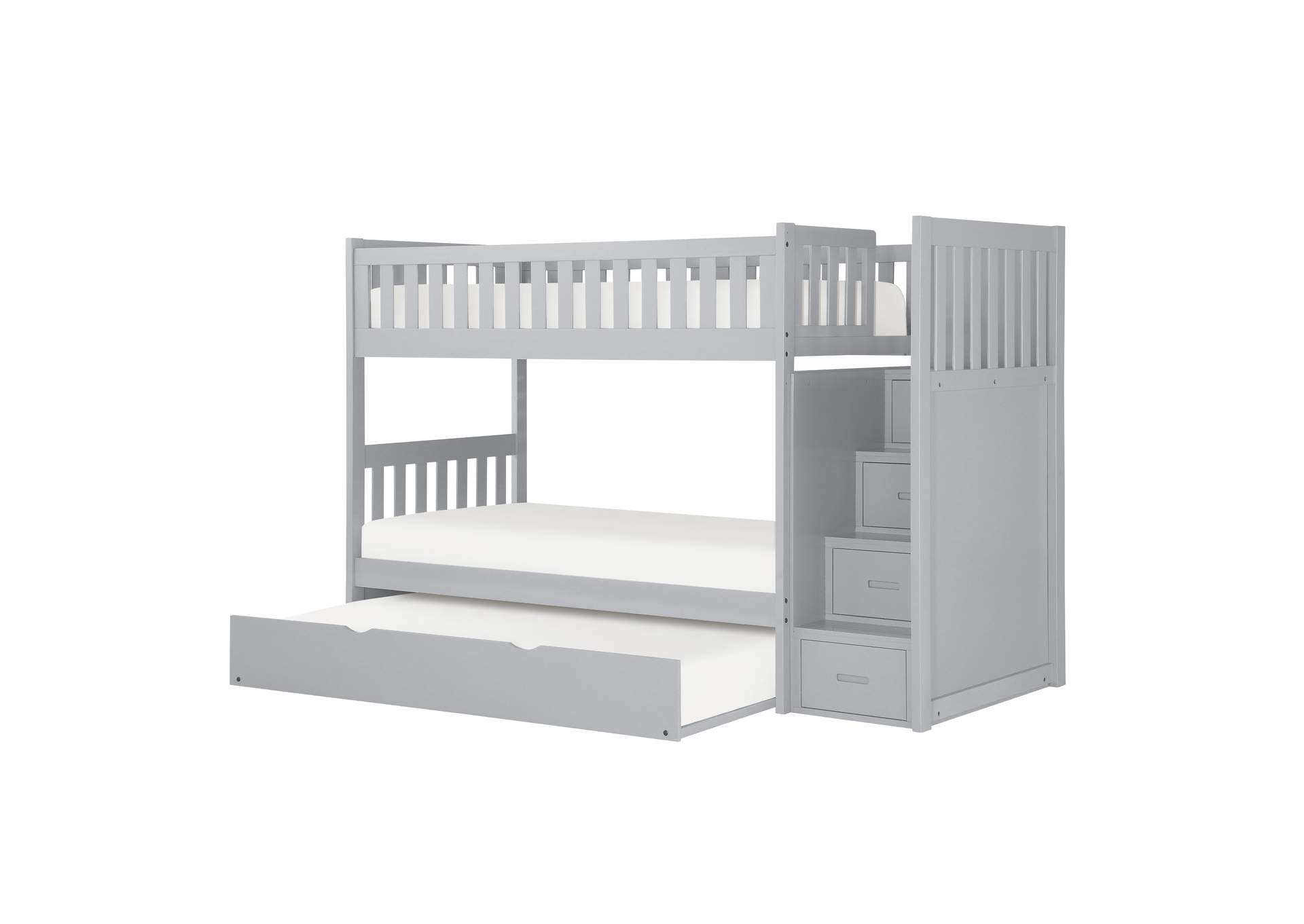 Orion Twin/Twin Step Bunk Bed with Twin Trundle image 3