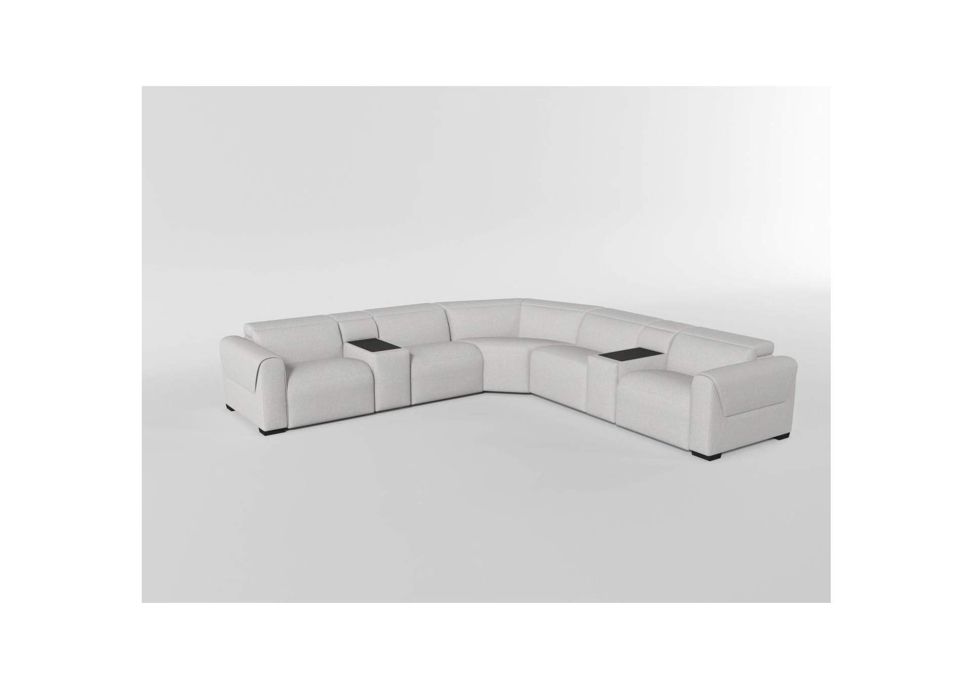 McPherson 6-Piece Modular Power Reclining Sectional with Power Headrests, Charging Ports image 11