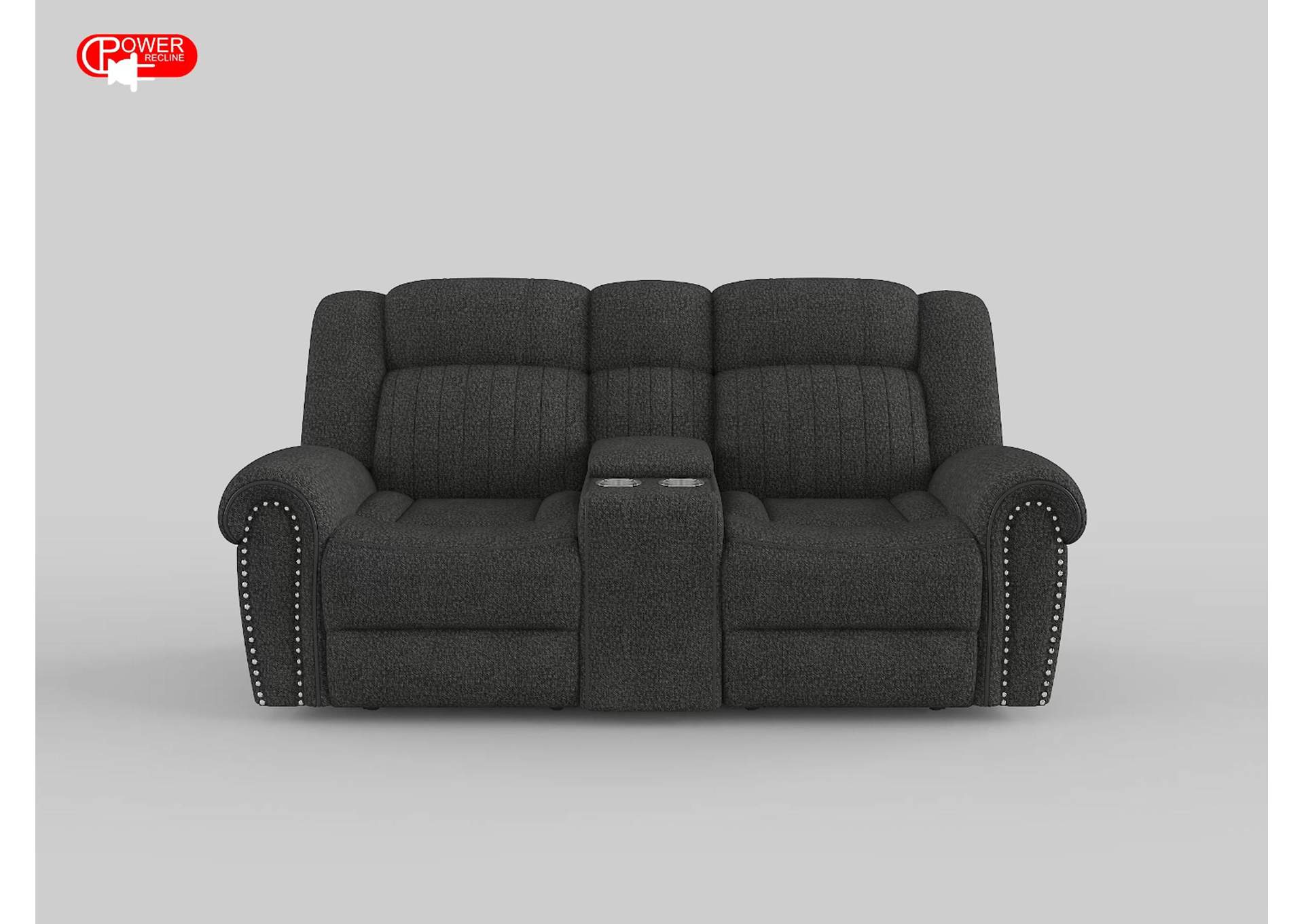 Brennen Power Double Reclining Love Seat with Center Console image 6